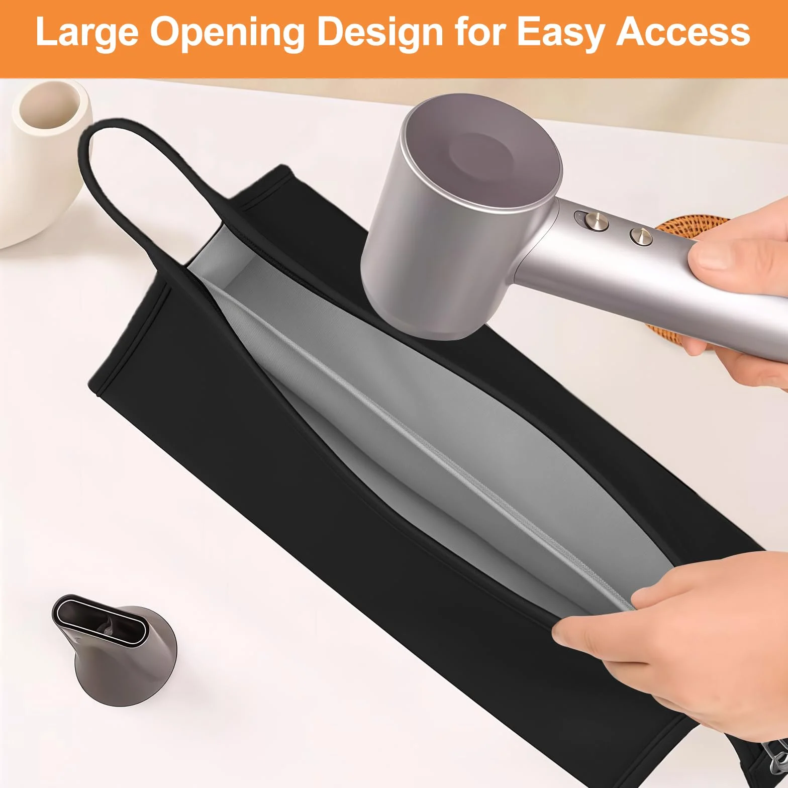 Torba podróżna kompatybilna z Dyson Airwrap Styler 34,5 x 16,5 x 12,5 cm wodoszczelna