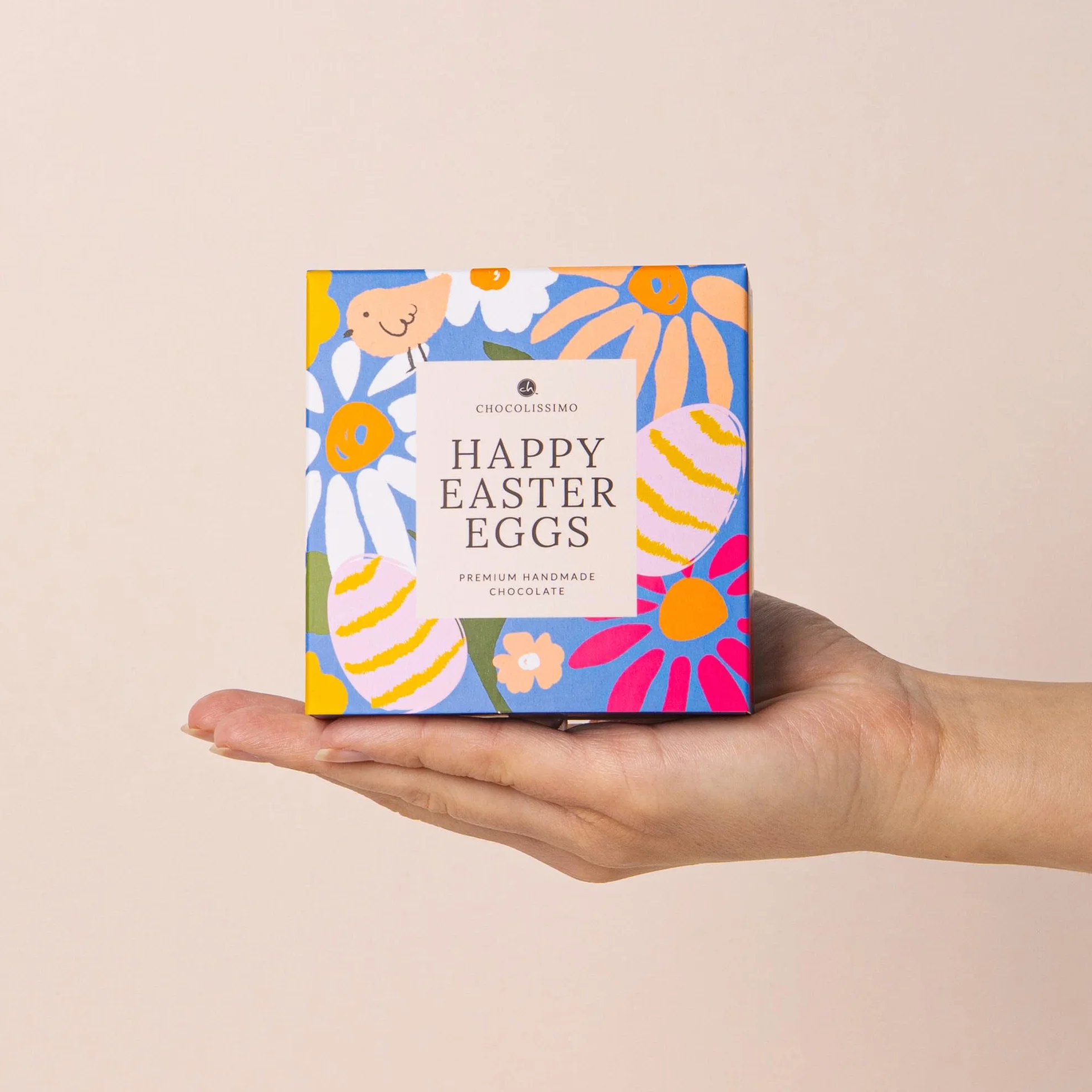 CHOCOLISSIMO - 4 czekoladowe jajka wielkanocne, bez alkoholu, prezent wielkanocny, czekoladki wielkanocne, prezenty dla dorosłych, kobiet, mężczyzn, Happy Easter 4 Egg