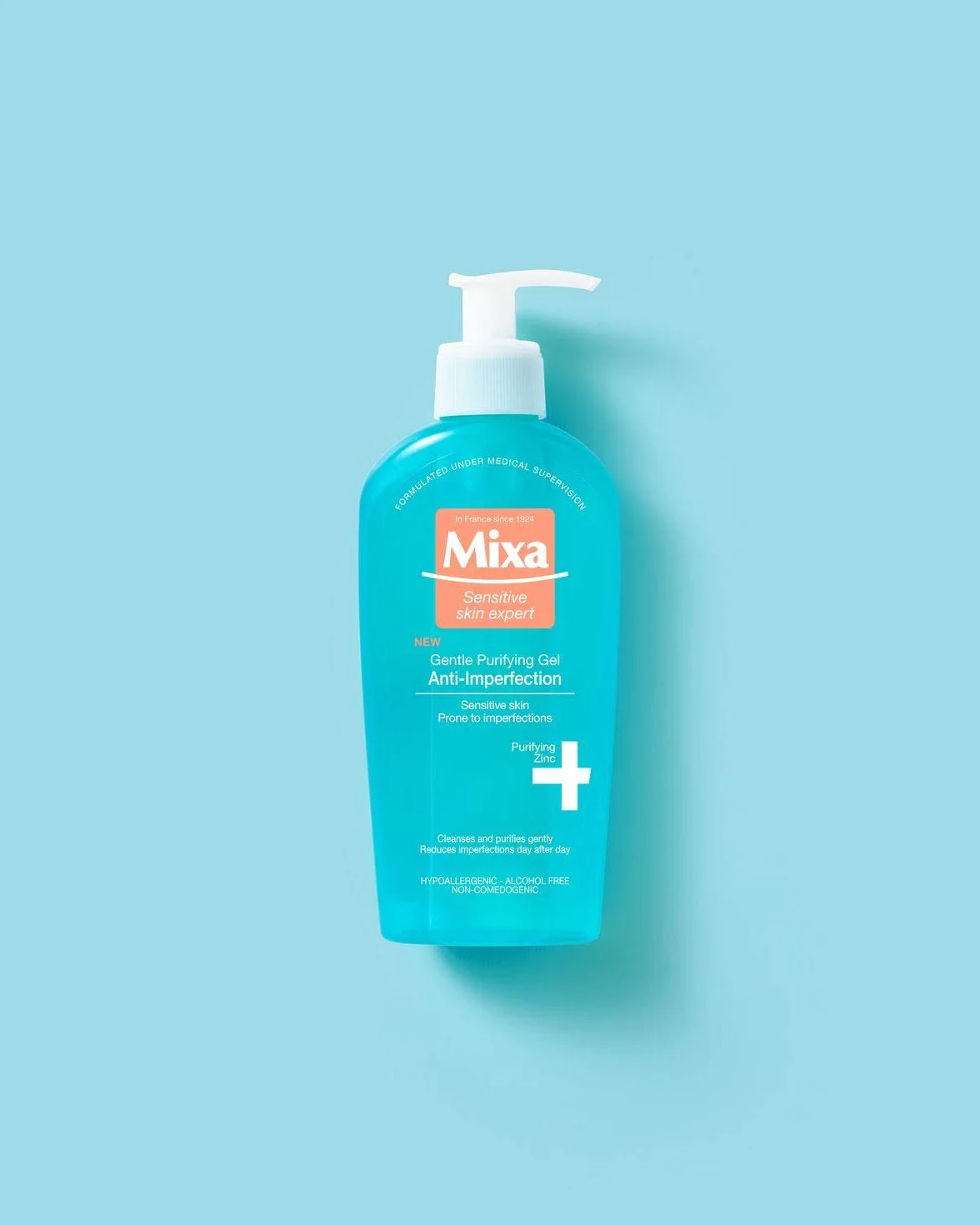 Mixa Ekspert Skóry Wrażliwej Żel do Mycia Twarzy, 200 ml