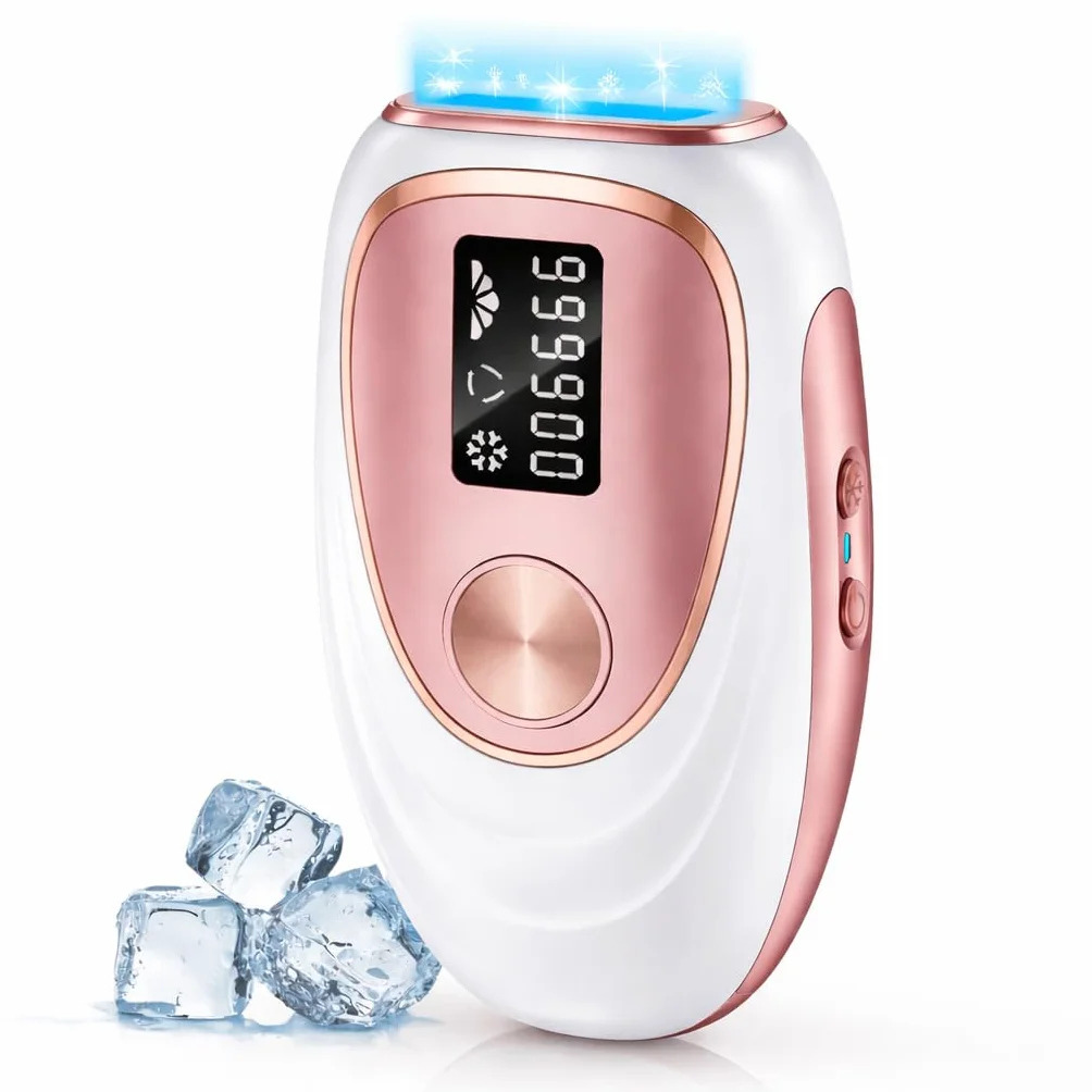 IPL Laser Hair Removal Device Rose Gold