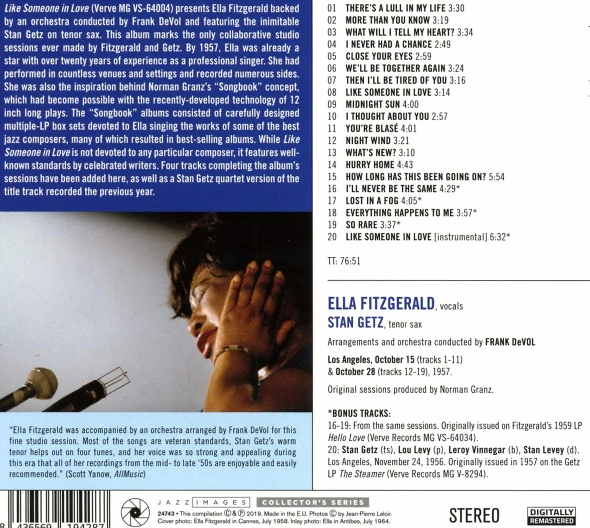 Ella Fitzgerald - Like Someone..