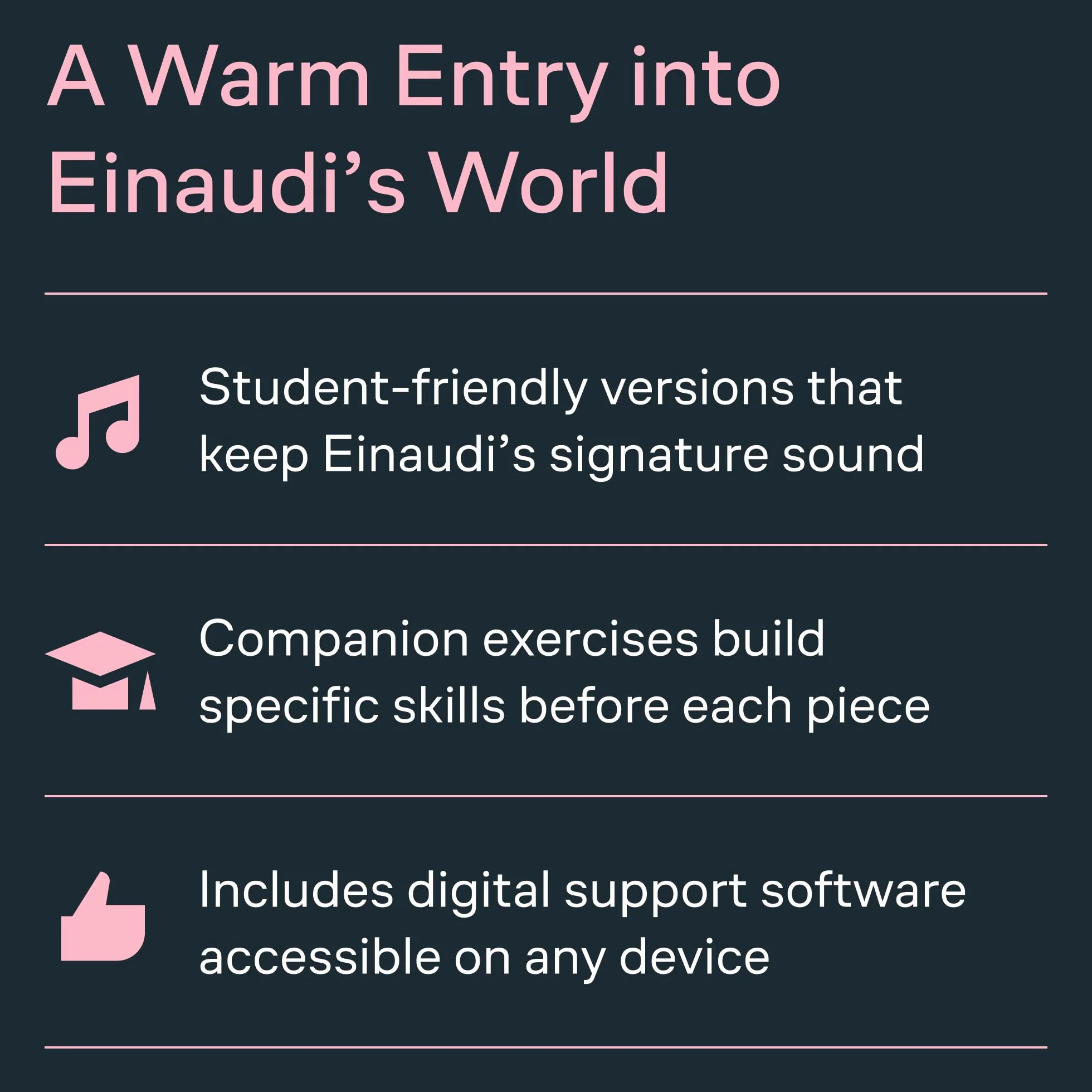 Ludovico einaudi : graded pieces for piano - preparatory to grade 2