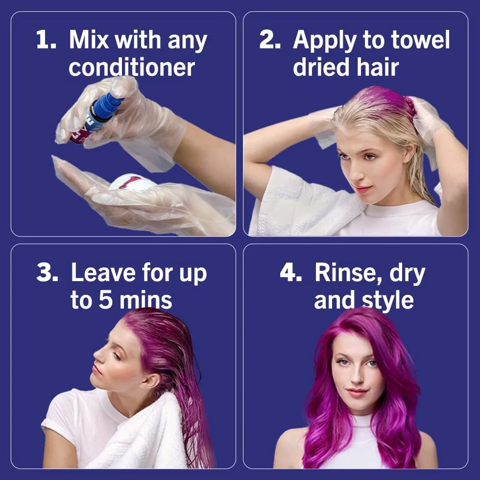 Schwarzkopf LIVE Color Drops półtrwała fioletowa farba do włosów Orchid Purple 30 ml