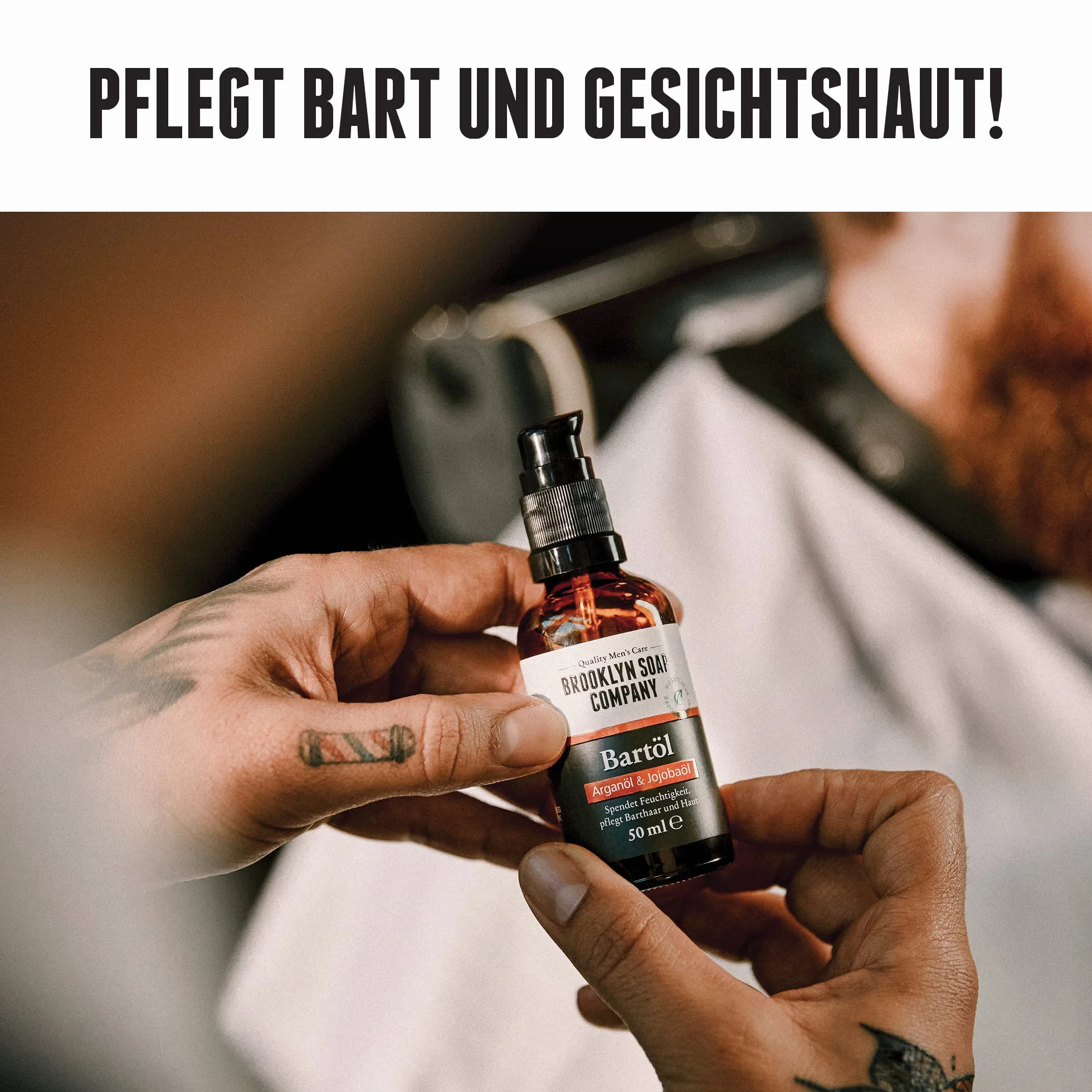 Bartpflege Set - Das Vorteilsset für Männer · Bartshampoo & Bartöl mit Gin Tonic Duft · Brooklyn Soap Company