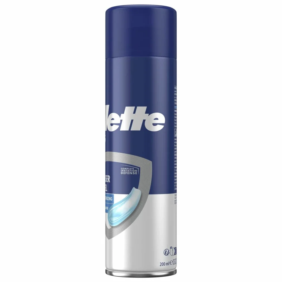 Gillette Nawilżający żel do golenia z masłem kakaowym, 200 ml