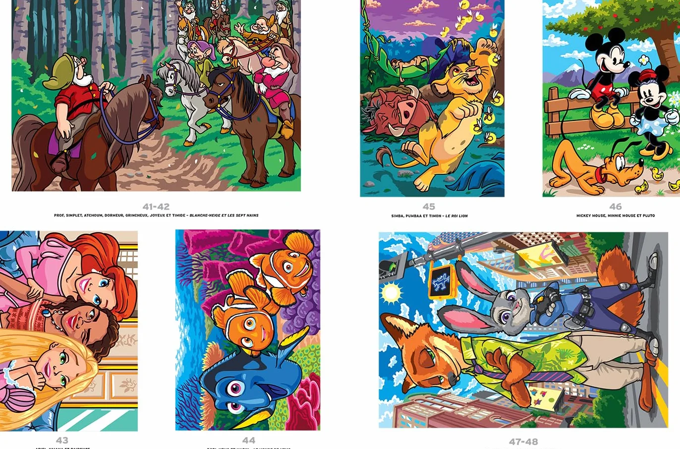 Coloriages mystères Disney - Grands classiques Tome 13: Colorie les chiffres et découvre l'image
