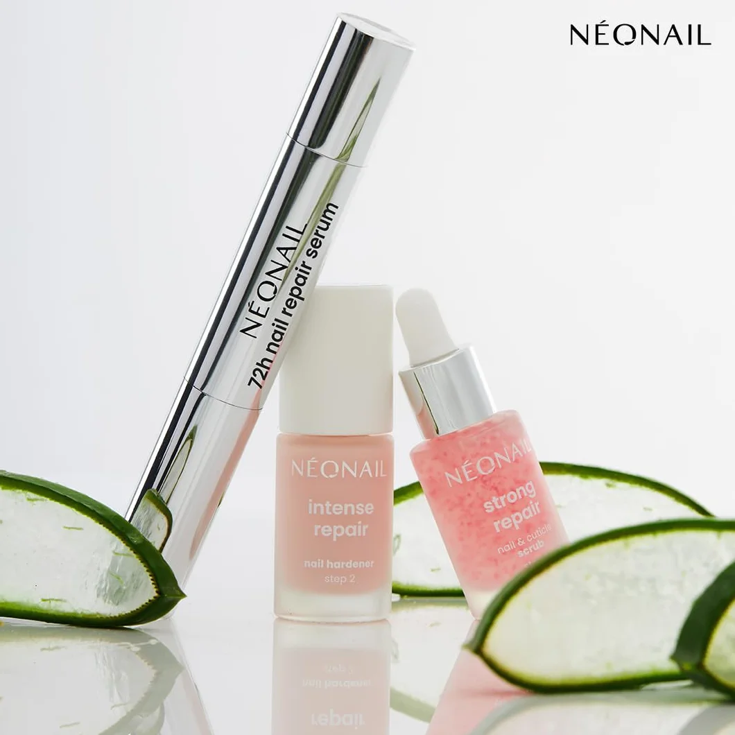 NÉONAIL Extreme Nail Repair Zestaw pielęgnacyjny Regeneration Nail Care Set - Peeling do skórek i paznokci - Odżywka do paznokci - Serum do skórek i paznokci - Terapia regenerująca