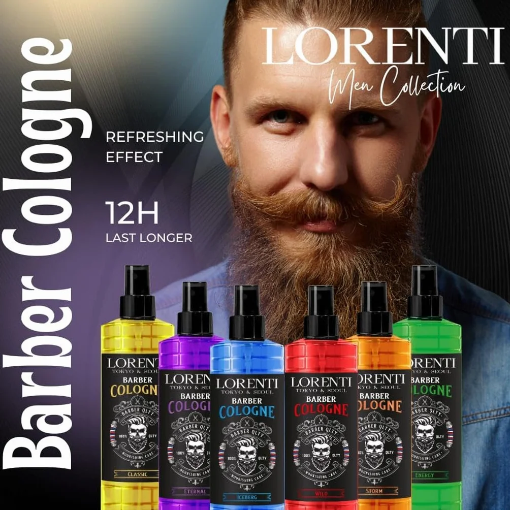 LORENTI TOKYO & SEOUL Woda kolońska 400 ml WILD spray po goleniu dla mężczyzn EDC