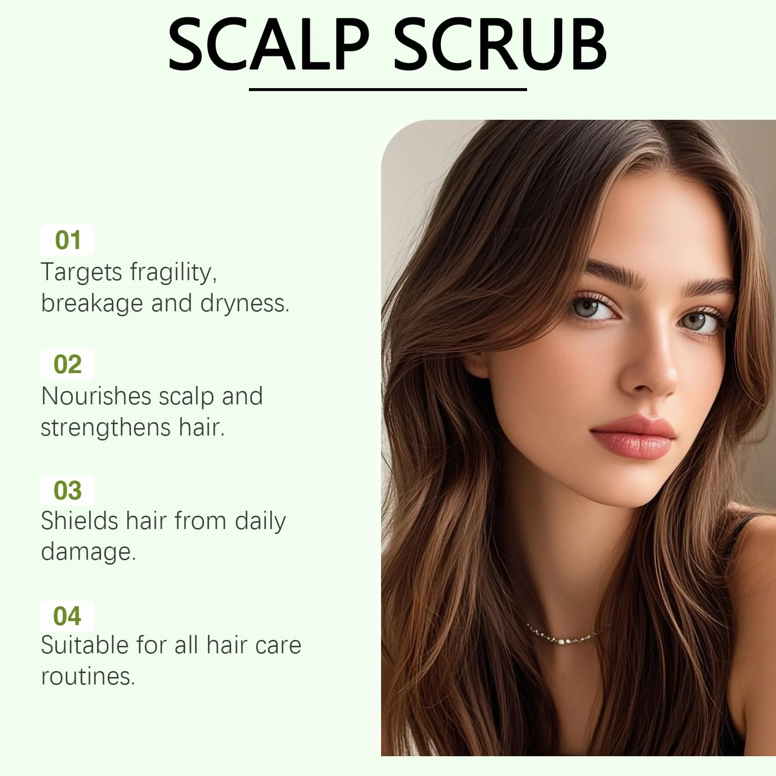 Peeling do skóry głowy, głęboko oczyszczający i delikatny peeling do tłustej i suchej skóry głowy, idealny jako cotygodniowy peeling przed myciem włosów, do dokładnego oczyszczania skóry głowy