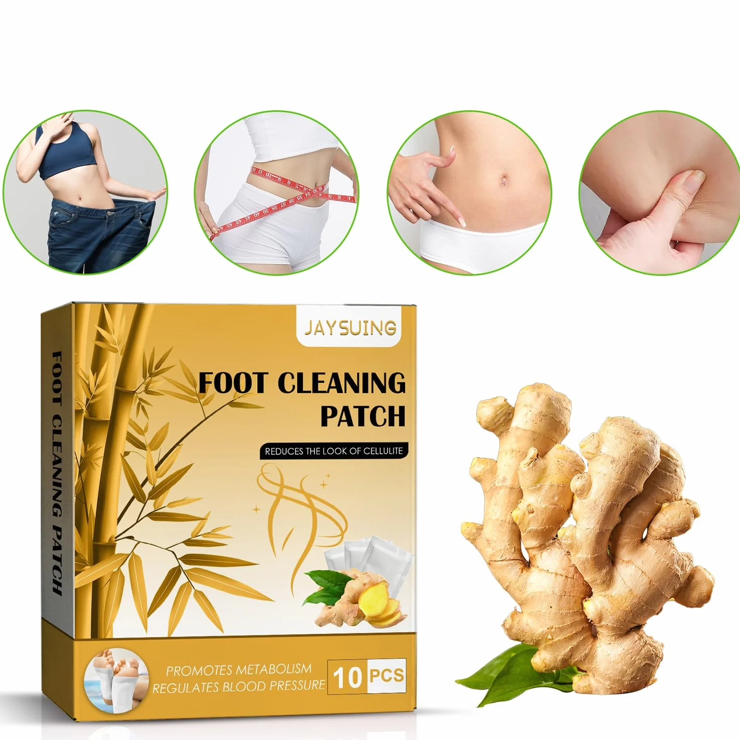 Zestaw 60 sztuk detoksykacyjnych plastrów do stóp, Detox Strong Pure Natural, detoksykacyjne plastry na stopy do ogrzewania całego ciała, łagodzi stres, poprawia sen