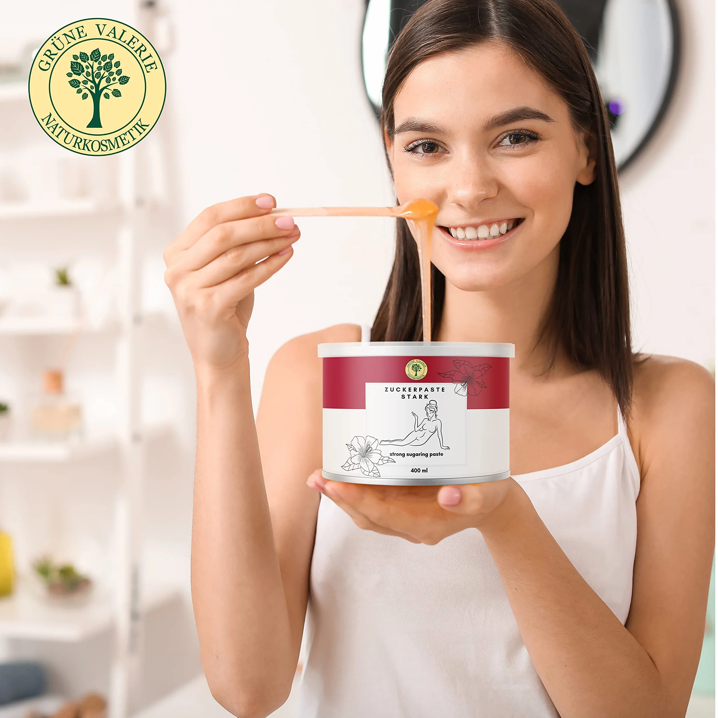 VALERIE® pasta cukrowa mocna 400 ml brazylijski wosk cukrowy 100% naturalny