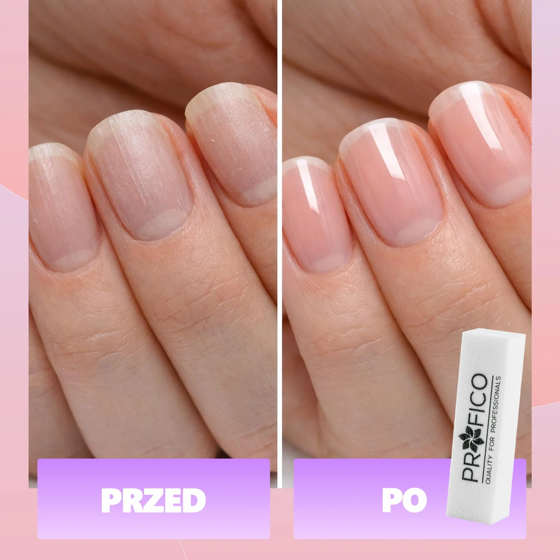 Blok do polerowania paznokci bufor 240/240 biały - 10 sztuk - 4-stronny blok pilnik do paznokci - pilnik do paznokci do manicure, pedicure i modelowania paznokci, biały bufor bloki