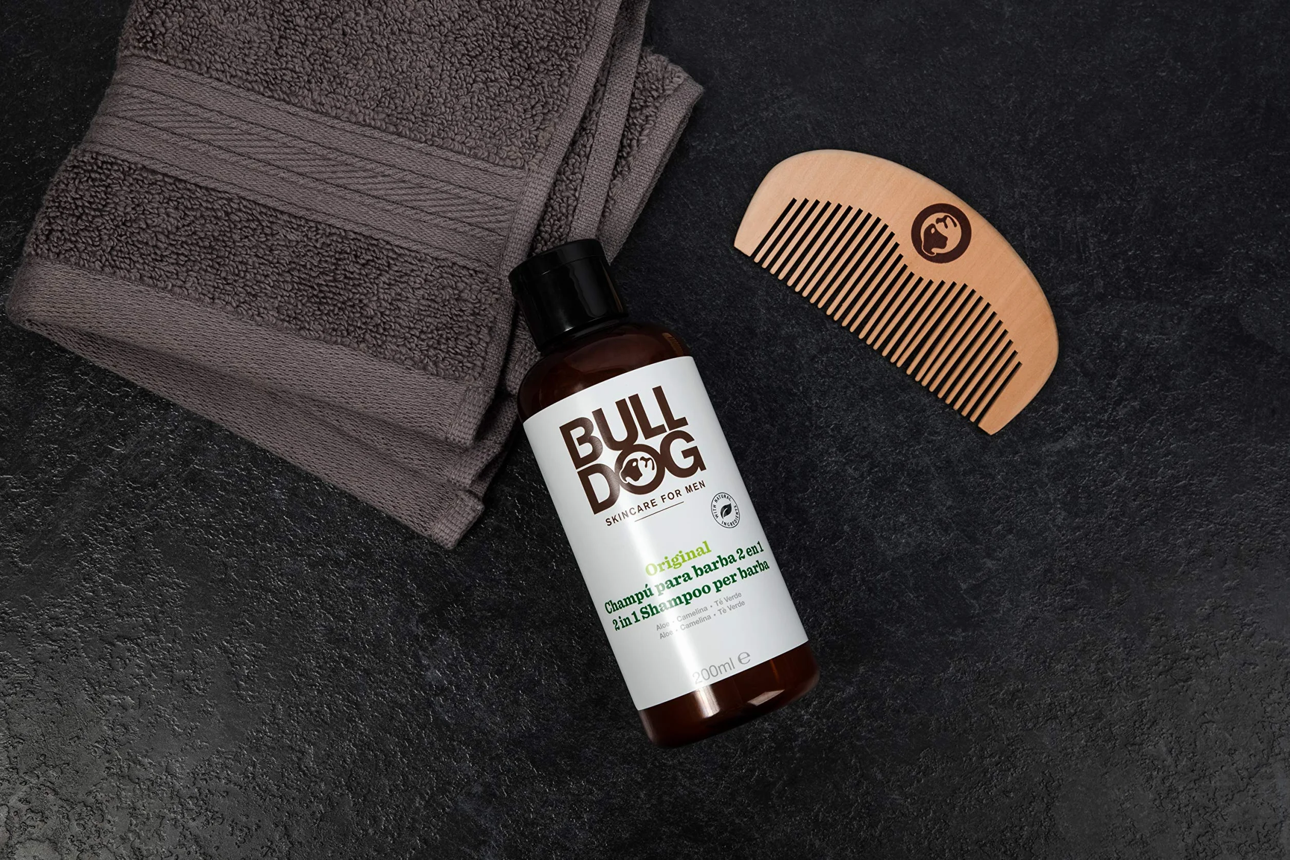 Bulldog Skincare Zestaw do pielęgnacji długiej brody szampon i odżywka 2 w 1 balsam naturalne składniki
