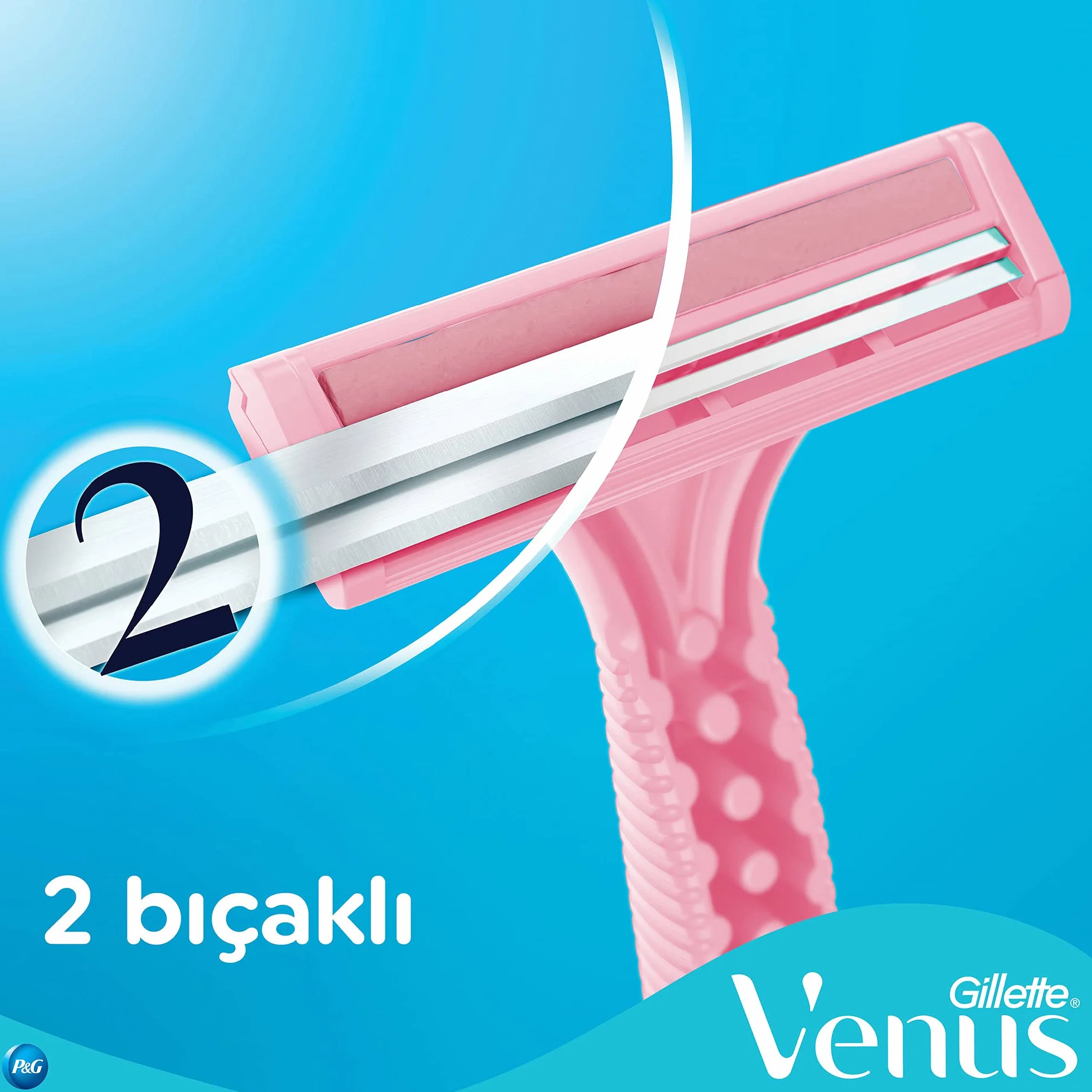 Gillette Simply Venus 2 Jednorazowe maszynki do golenia dla kobiet, 5szt.