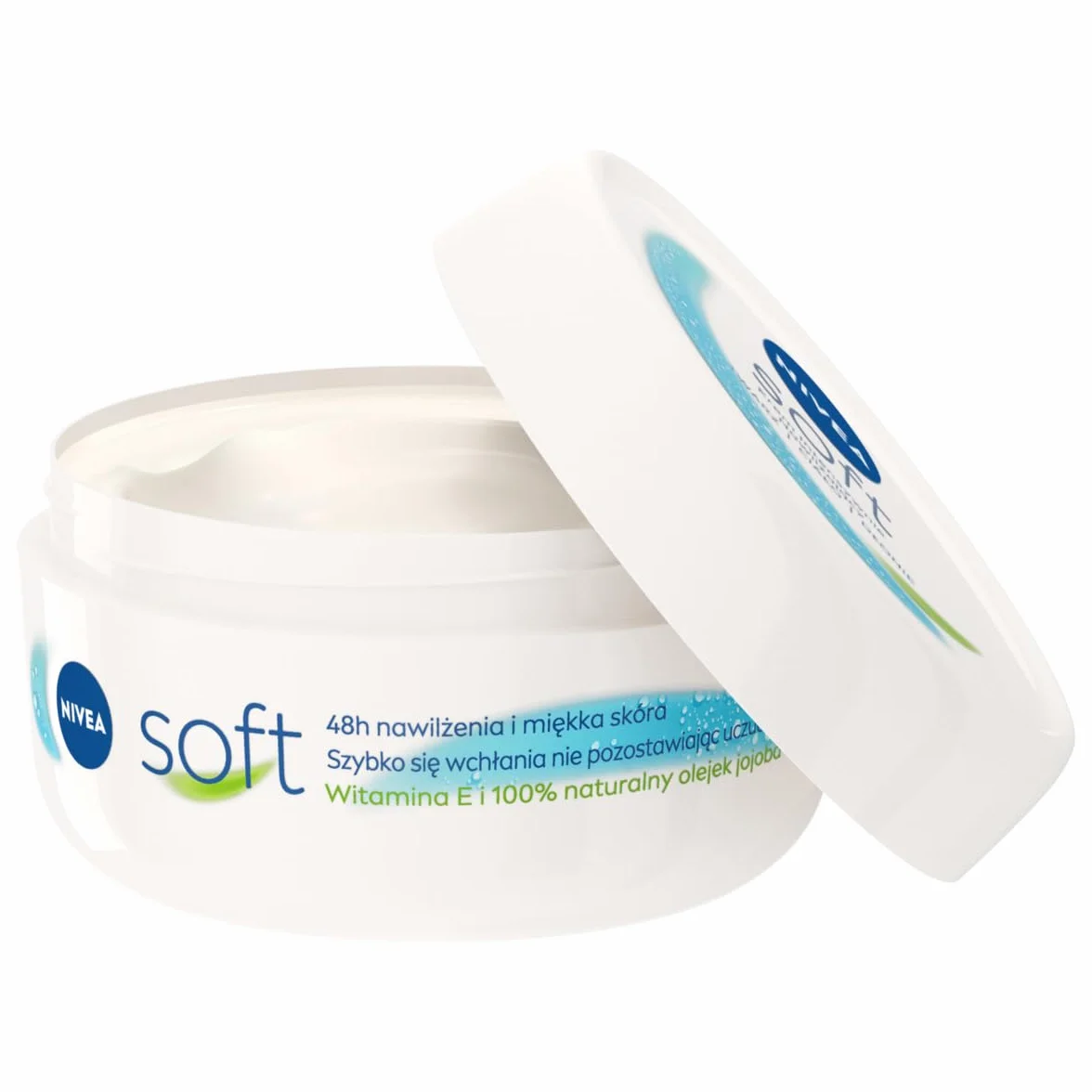 NIVEA Soft Intensywnie nawilżający krem do ciała i rąk 50 ml