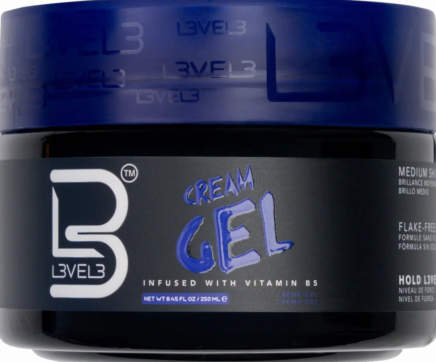 L3VEL3 Cream Hair Gel For Men 8.45 oz
