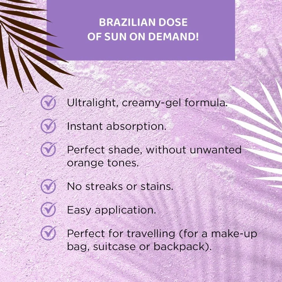 Eveline Cosmetics BRAZILIAN BODY Ujędrniający żel-balsam samoopalający