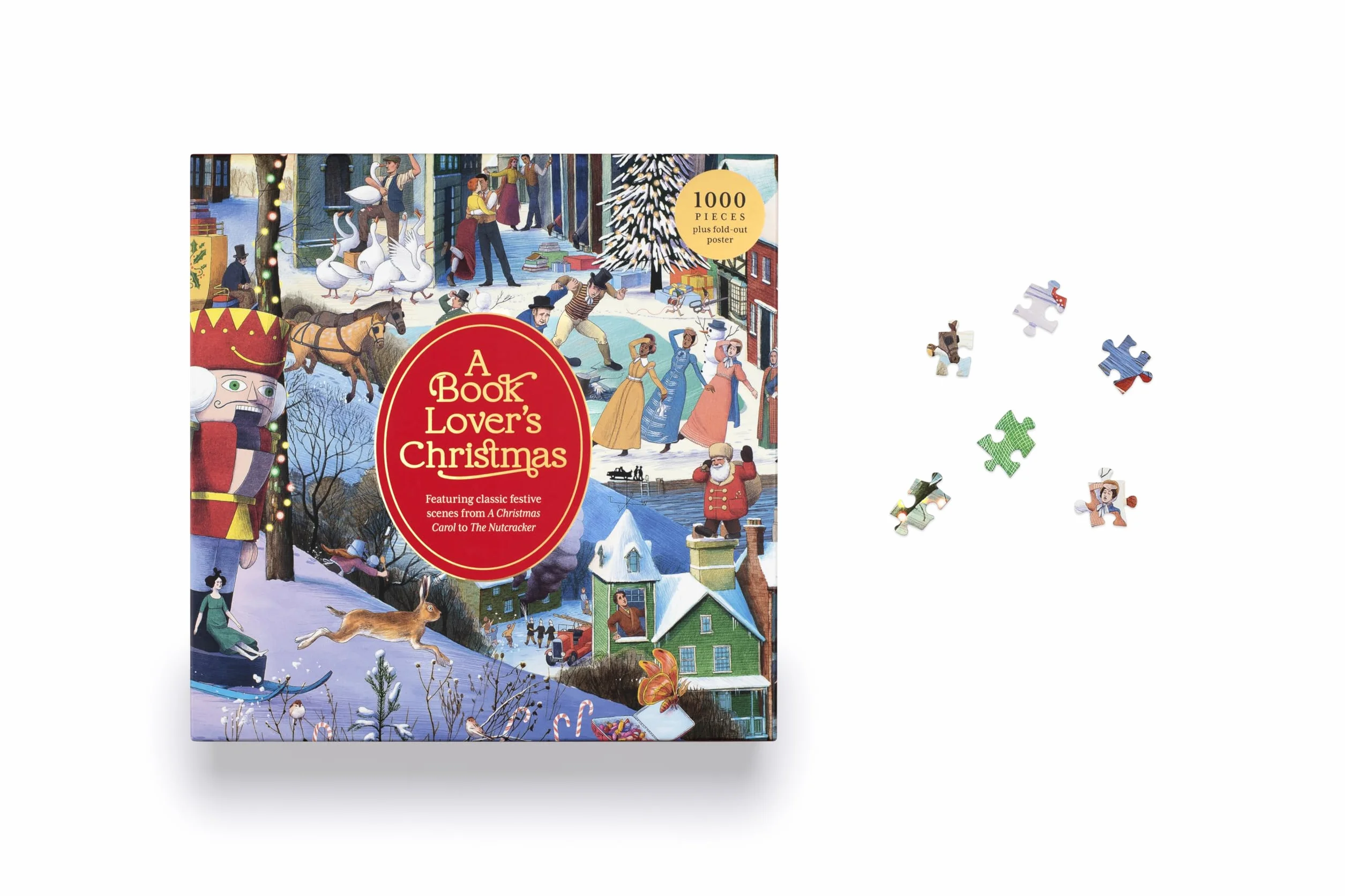 A Book Lover´s Christmas: 1000-piece jigsaw puzzle