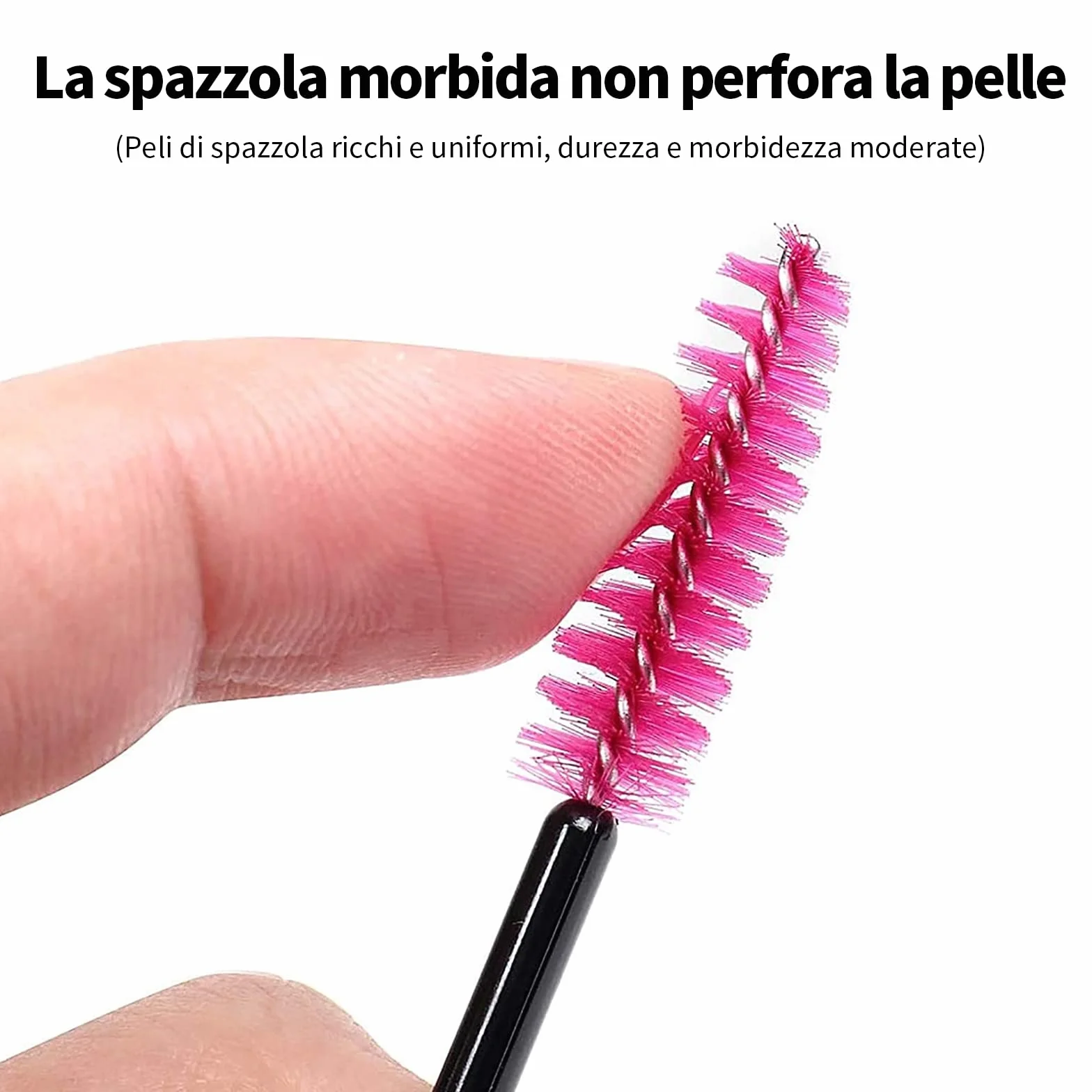 50 sztuk jednorazowe szczoteczki do rzęs Różki do rzęs Eye Lash Przedłużenia brwi szczoteczka jednorazowe grzebień rzęs dla brwi fałszywe rzęsy