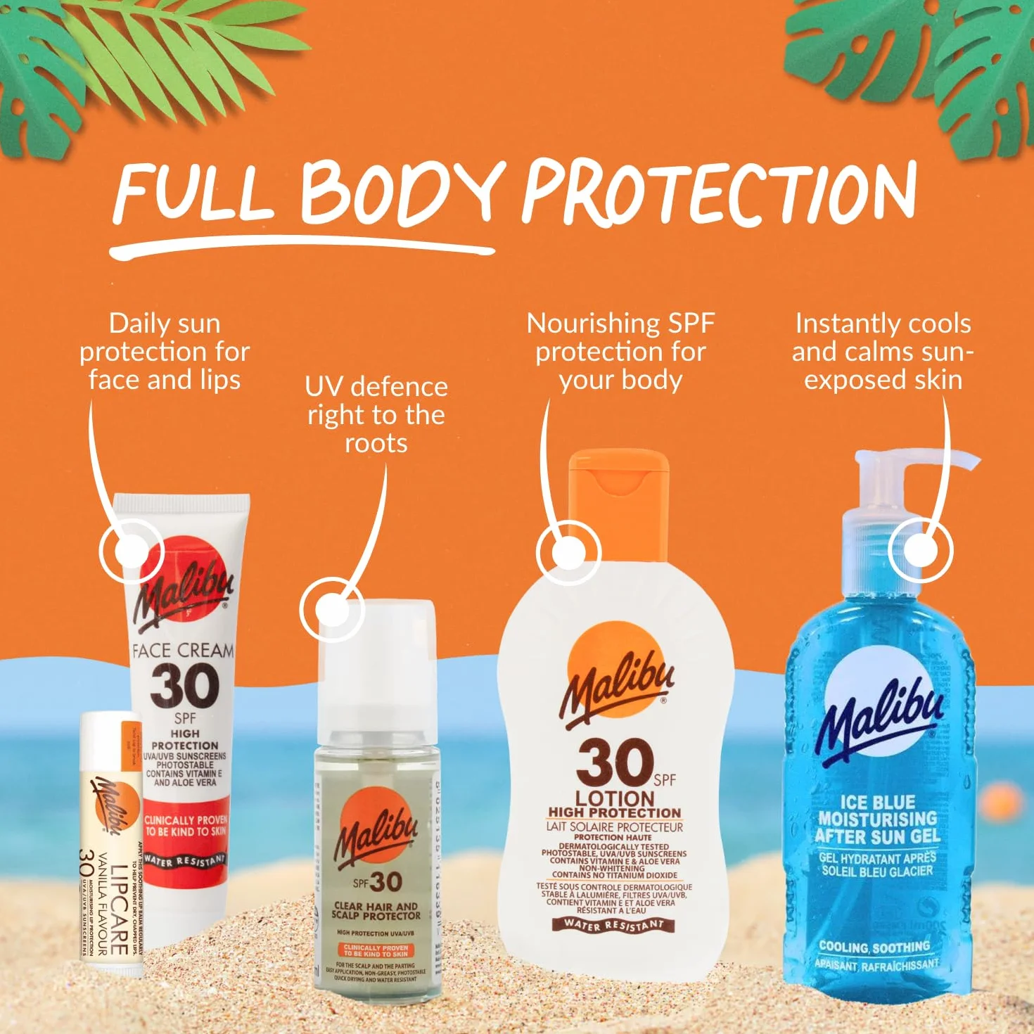 Malibu Zonnebrand Lotion SPF 30 200 ml