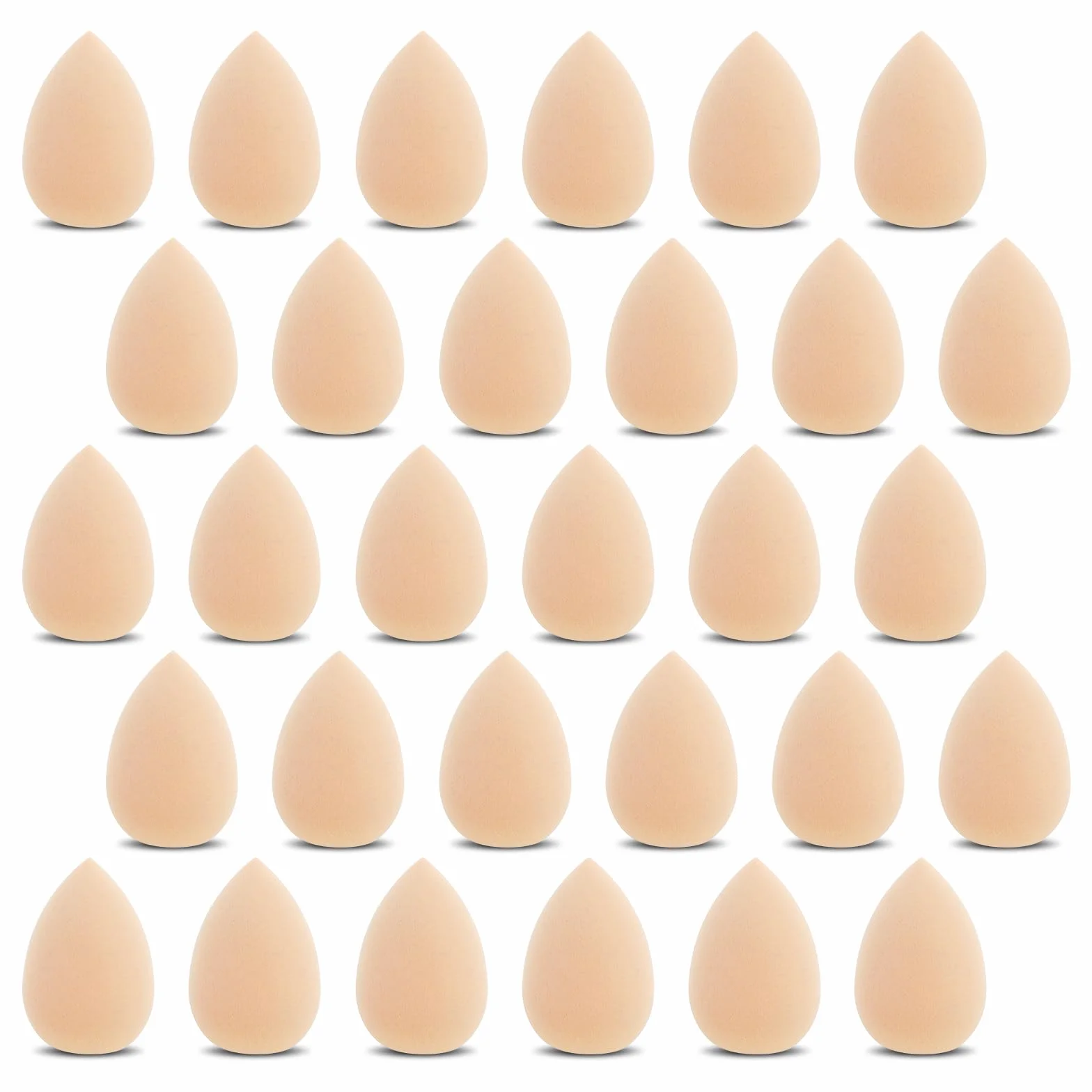 Mini gąbka do makijażu 30 sztuk, puffy do pudru mineralnego