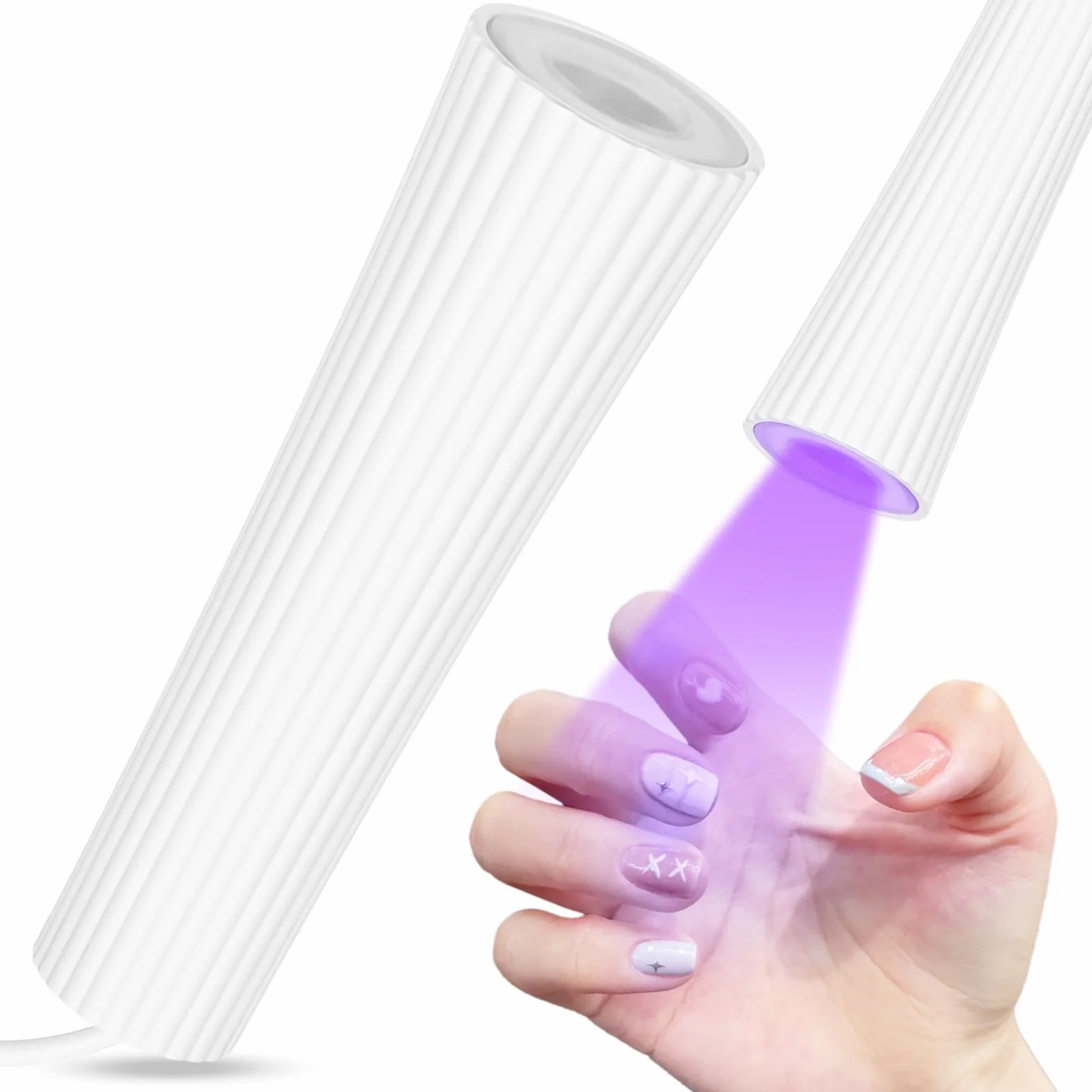 Mini lampa do paznokci UV przenośna suszarka akumulator szybkie suszenie