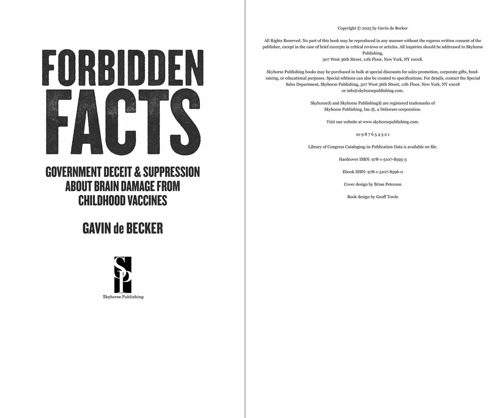 Forbidden Facts: Government Deceit & Suppression about Brain Damage from Childhood Vaccines