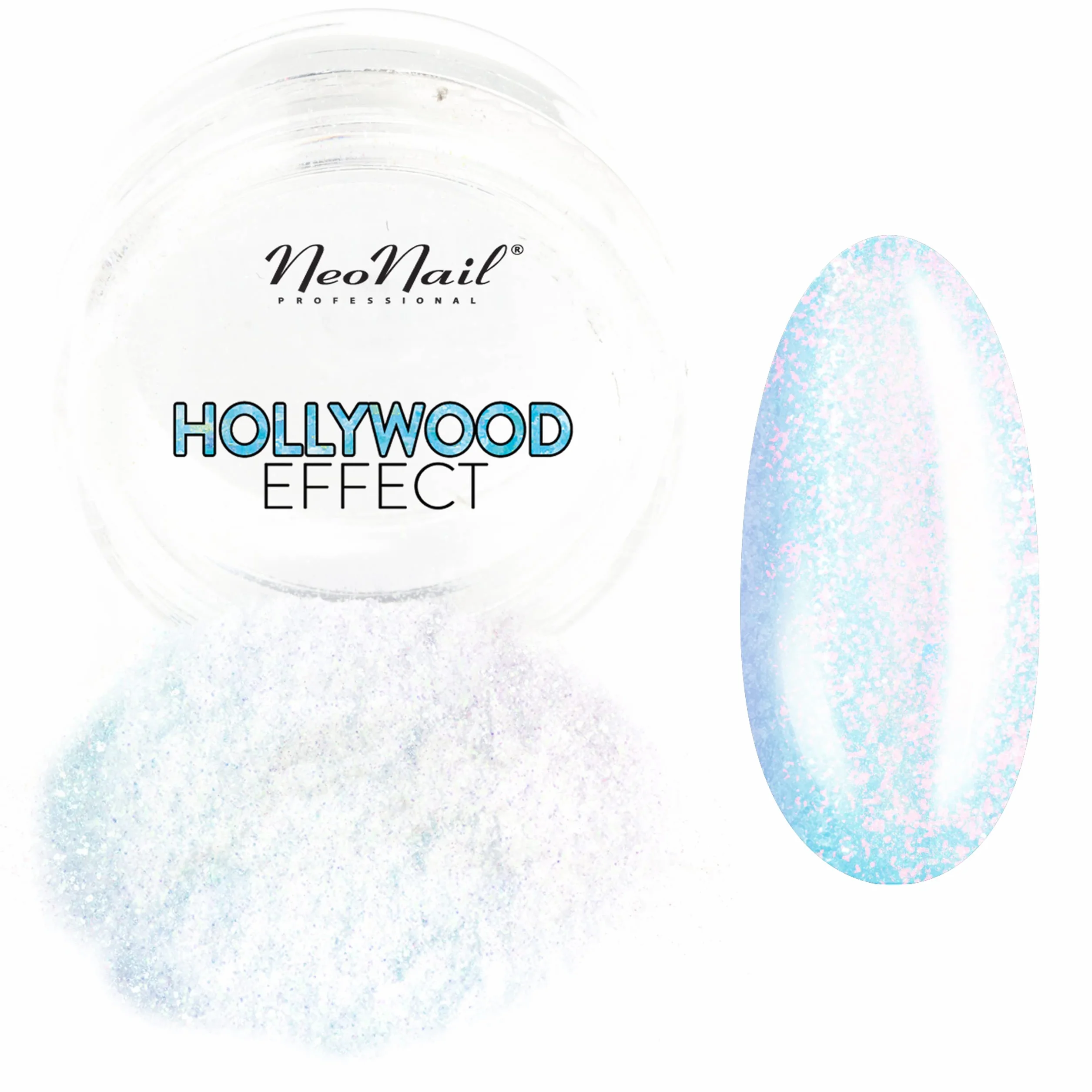 Neonail Nail Art Glitter Powder Żel UV Manicure Dekoracja