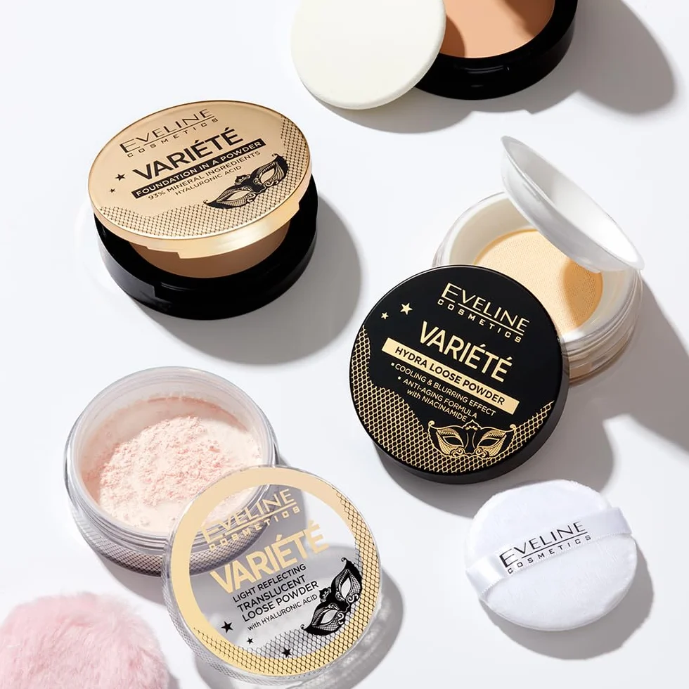 Eveline Cosmetics Sypki puder odbijający światło