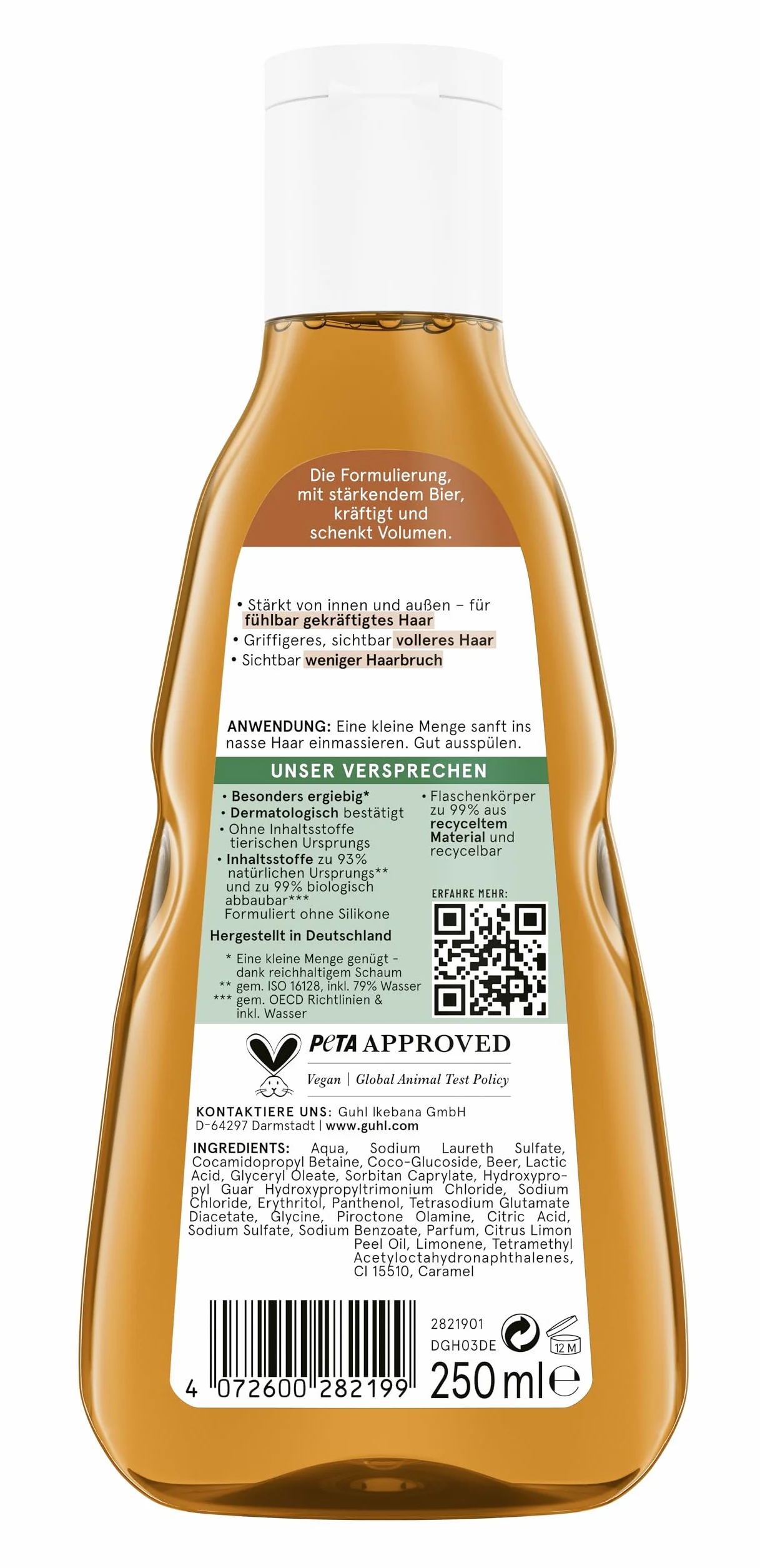 Guhl Intensiv Szampon Przezroczysty 250 ml