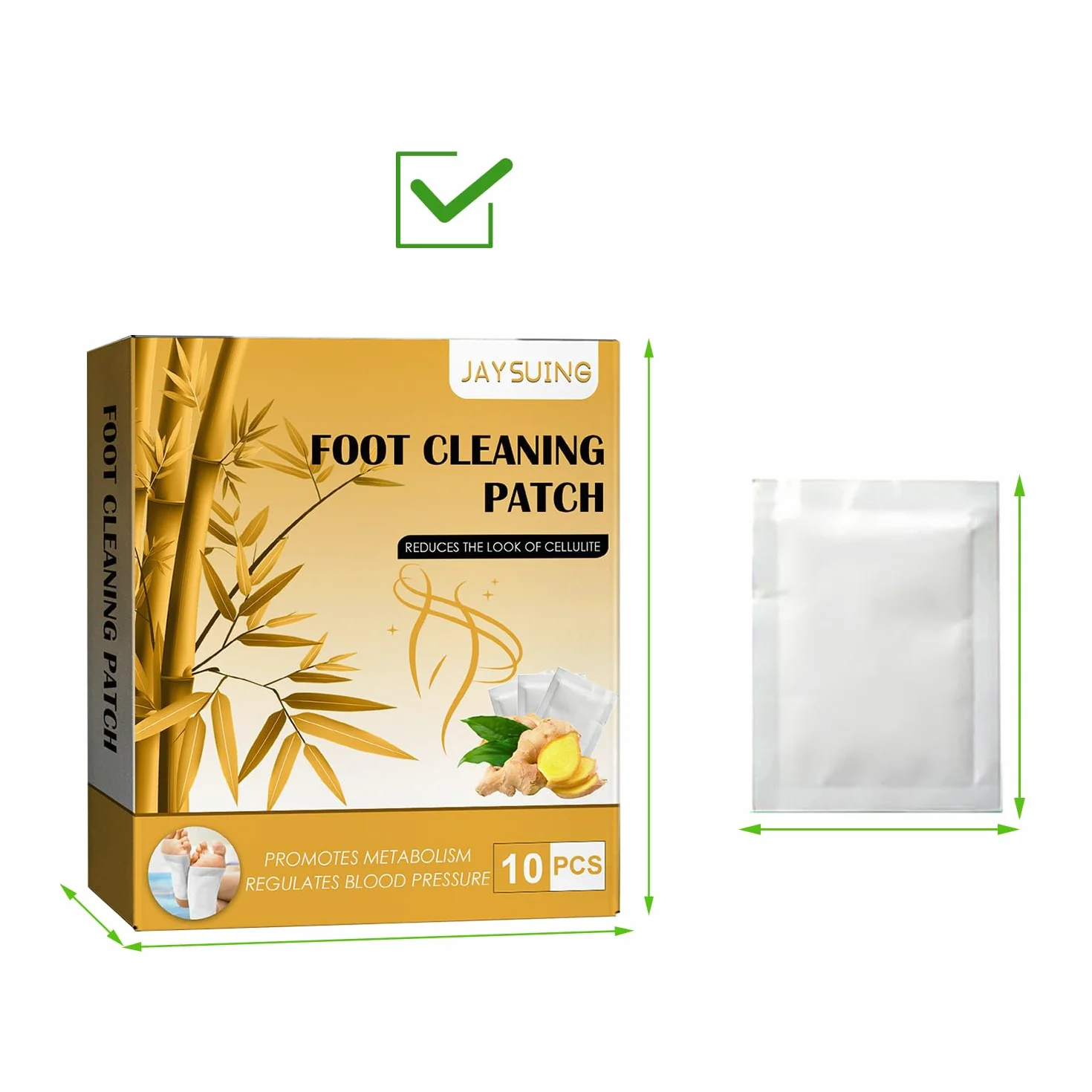 Zestaw 60 sztuk detoksykacyjnych plastrów do stóp, Detox Strong Pure Natural, detoksykacyjne plastry na stopy do ogrzewania całego ciała, łagodzi stres, poprawia sen