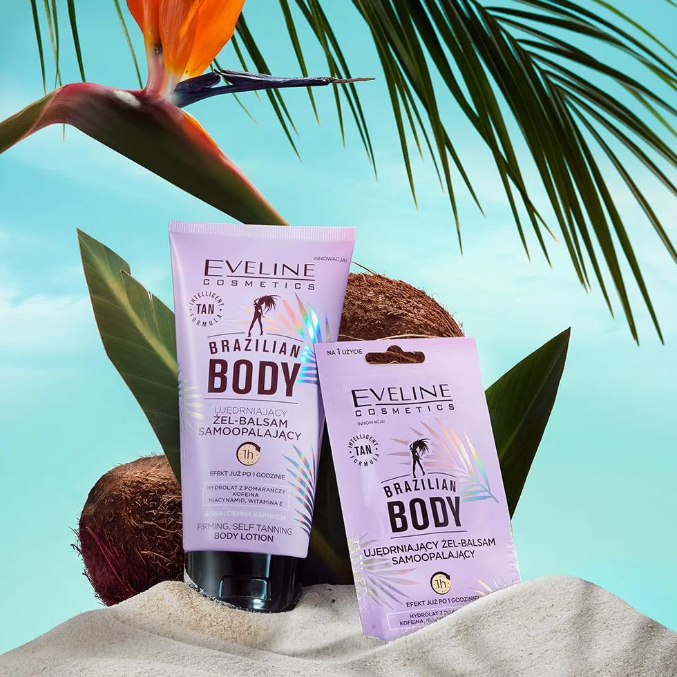 Eveline Cosmetics BRAZILIAN BODY Ujędrniający żel-balsam samoopalający