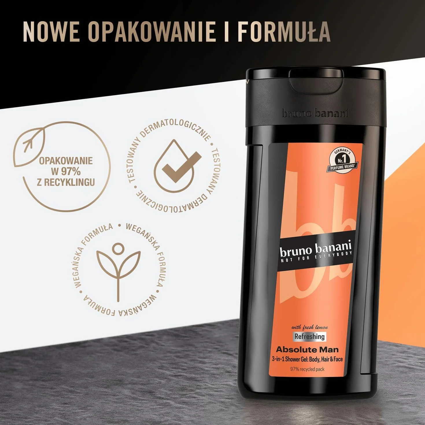 bruno banani Absolut Man żel pod prysznic 250 ml