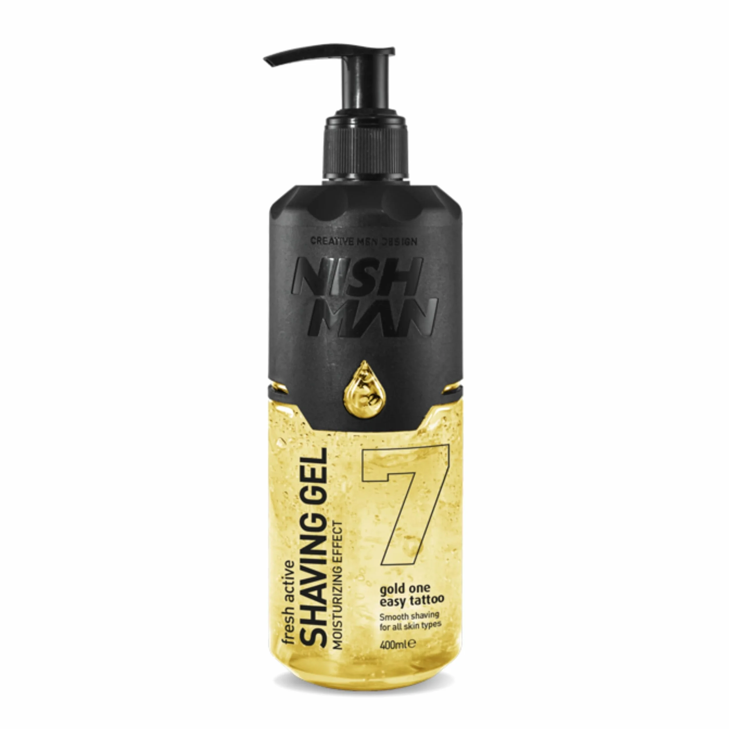 NISHMAN Żel do Golenia 07 - Gold One 400ml