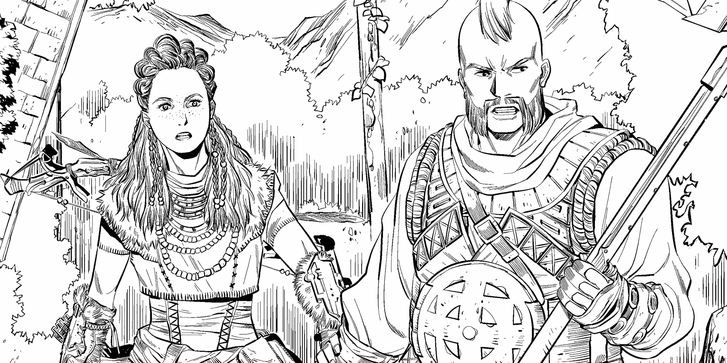 The Official Horizon Zero Dawn Coloring Book