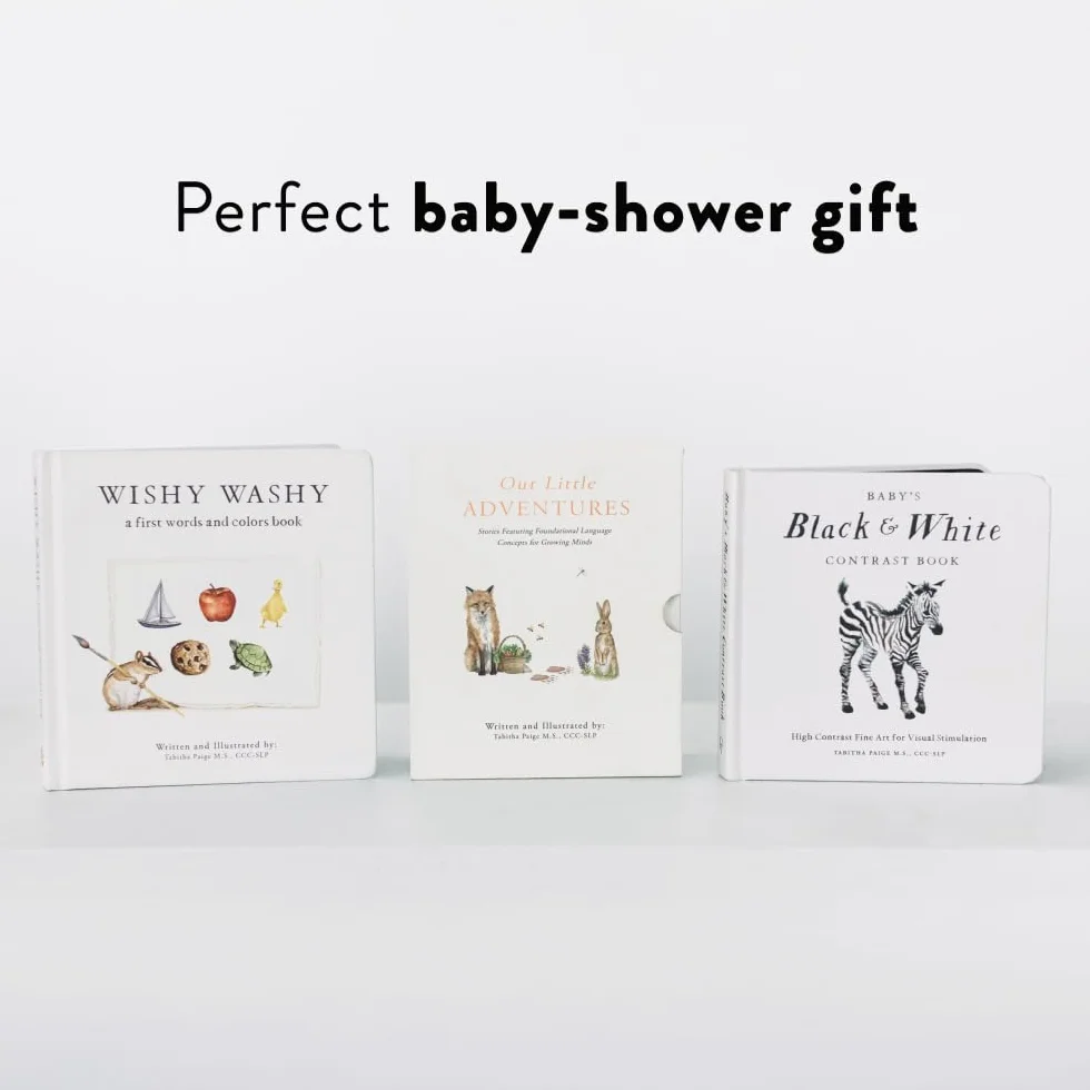 Baby's Black and White Contrast Book: High-Contrast Art for Visual Stimulation at Tummy Time: 4