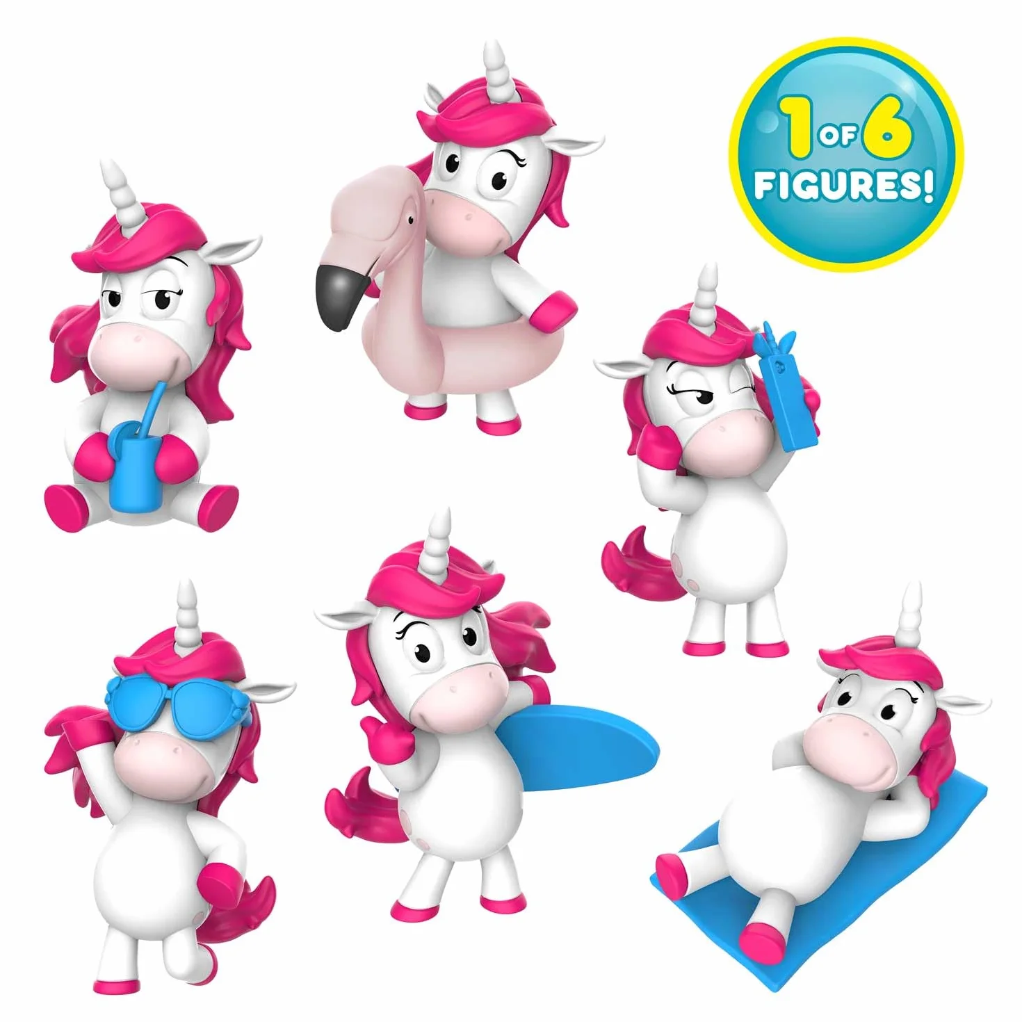 Inkee Craze Unicorn Beach Kula do Kąpieli Różowy 100 g