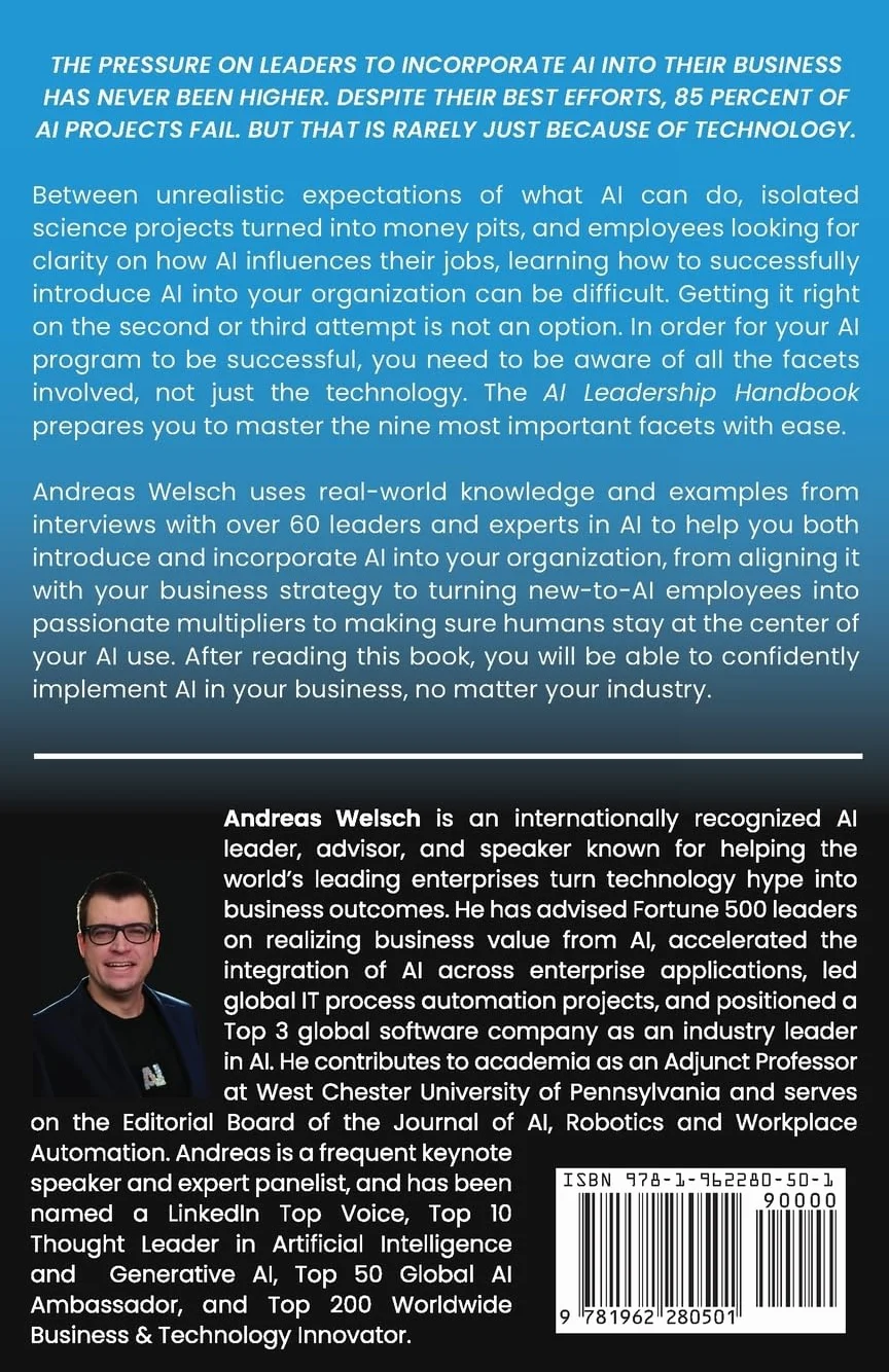 AI Leadership Handbook: A Practical Guide to Turning Technology Hype into Business Outcomes