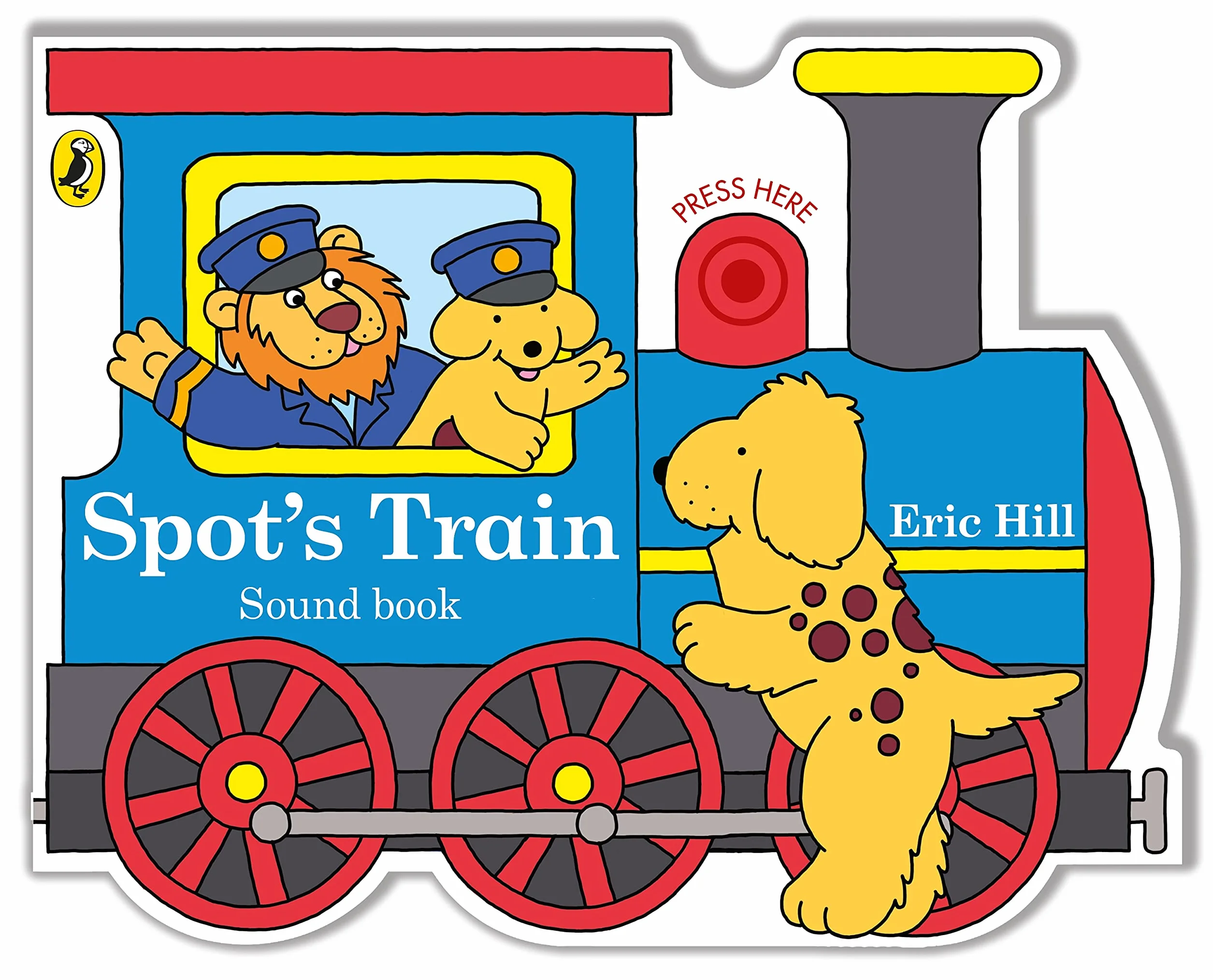 Spot's Train: A shaped board book with sound for babies and toddlers
