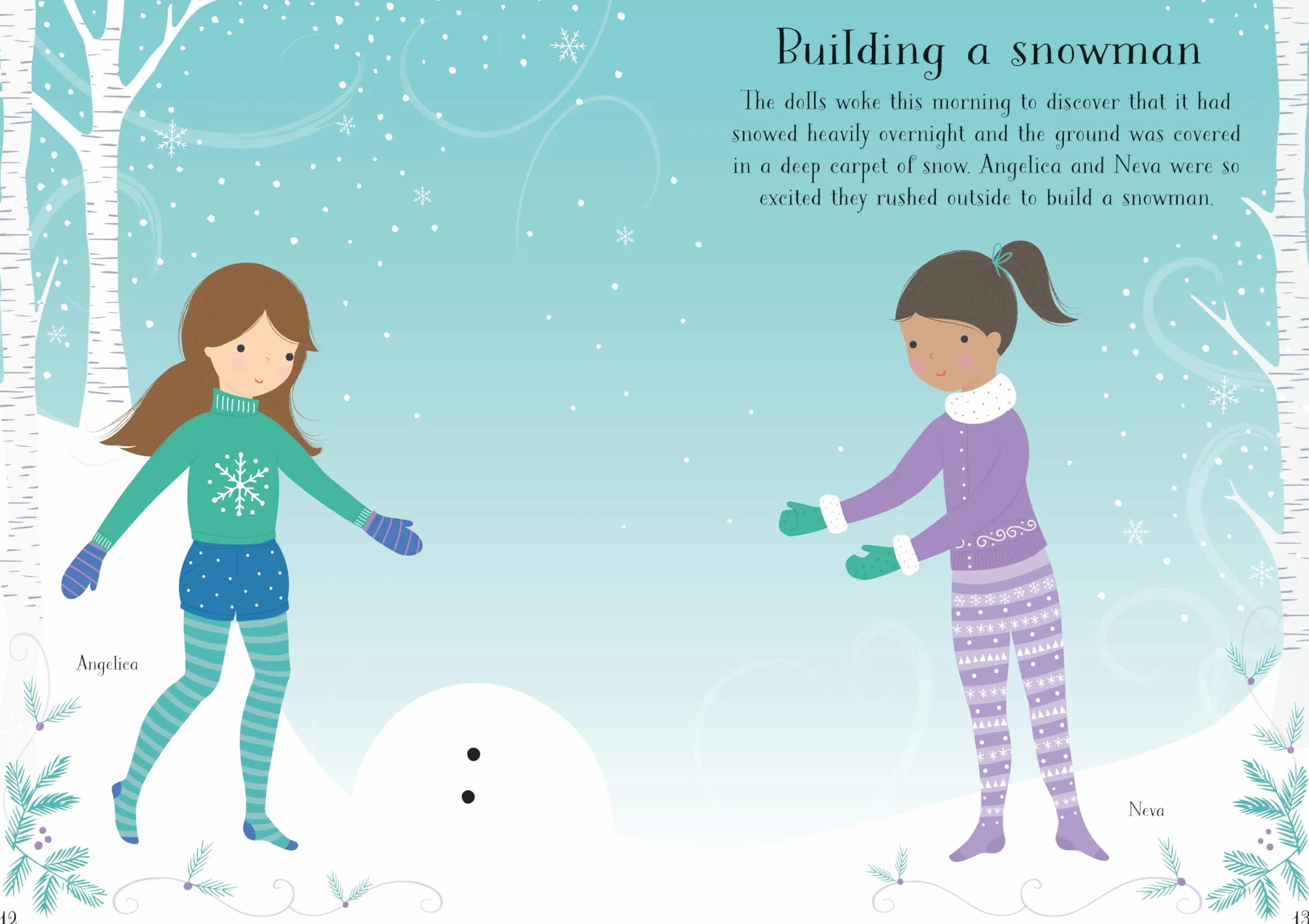 Little Sticker Dolly Dressing Christmas