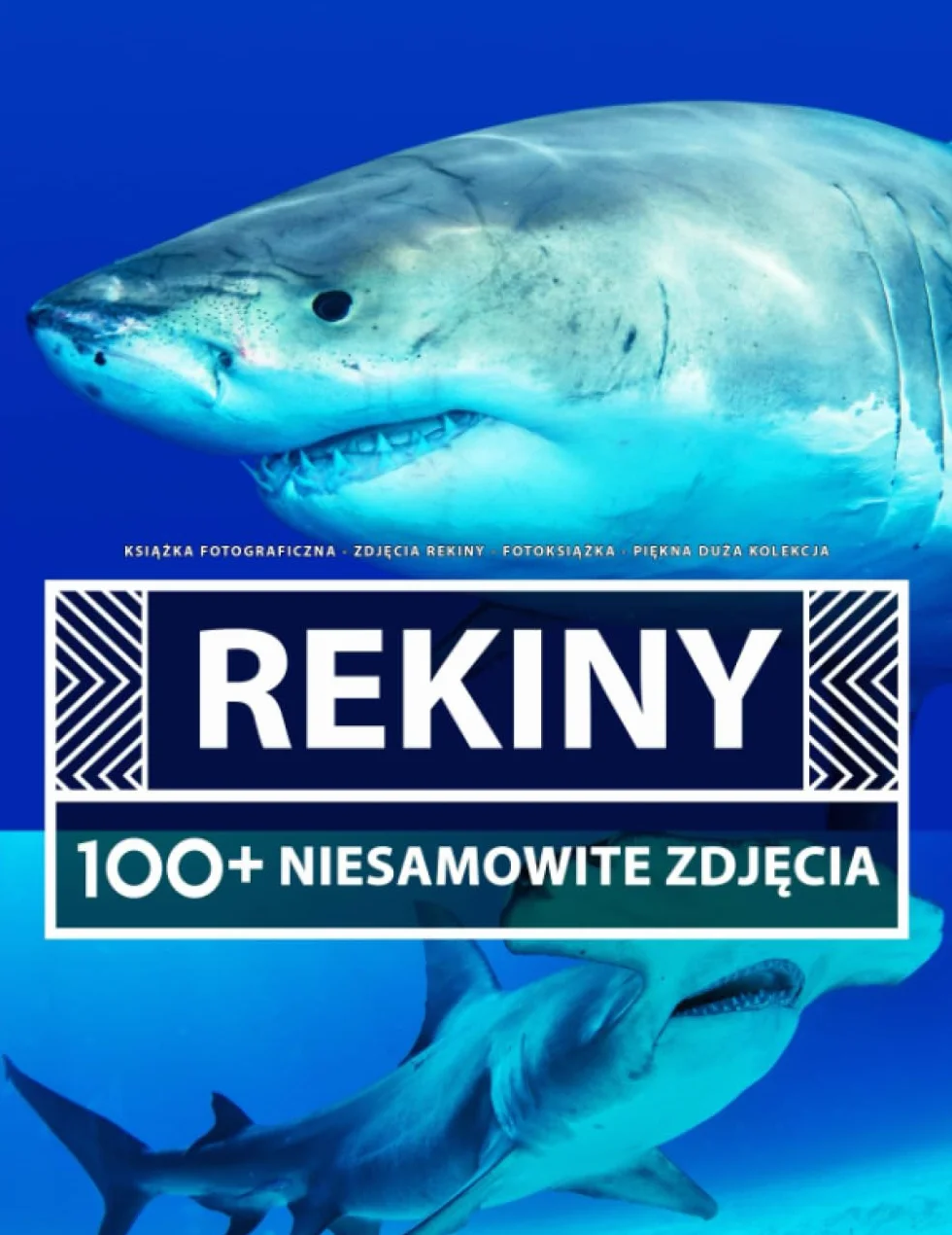 Książka Fotograficzna - Zdjęcia Rekiny - Fotoksiążka - Piękna Duża Kolekcja: 100+ Niesamowitych Obrazów - Dla Dzieci I Dorosłych