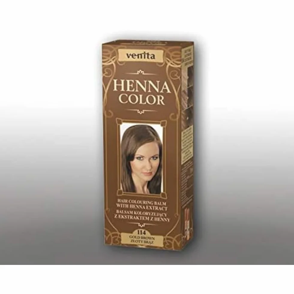 Venita Henna Color farba do włosów 114 Gold Braun 75 ml