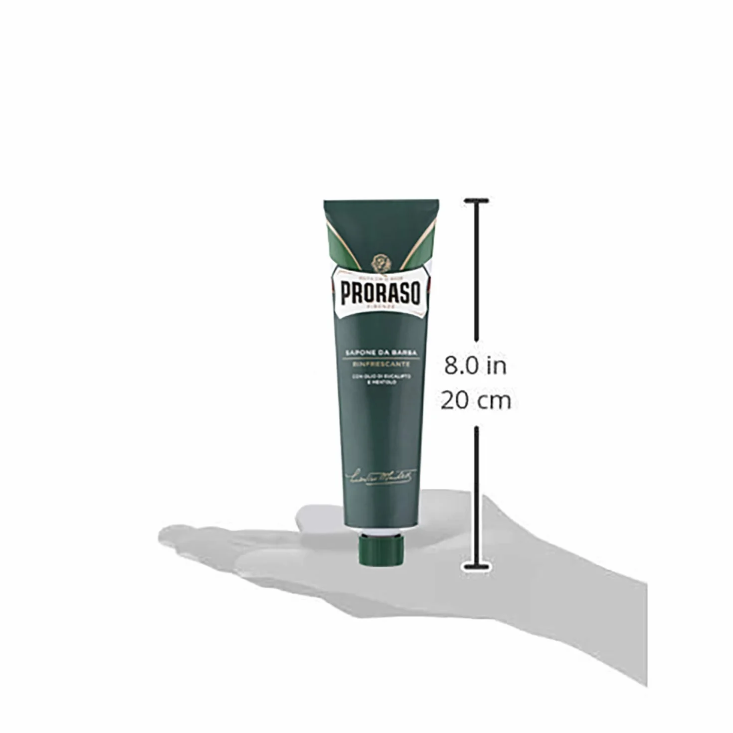 Proraso ‎8004395001118 Krem do Golenia w Tubce Eukaliptusowy, 150 ml, Zielony