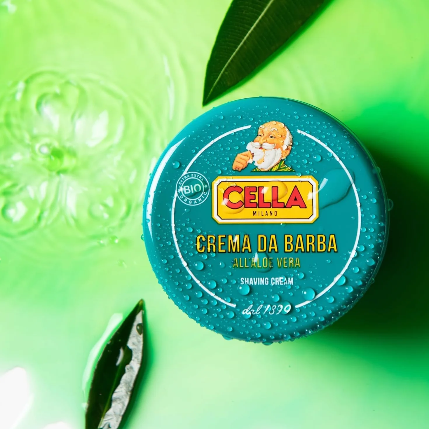 Cella Crema de Barbra Bio-Aloe Vera krem do golenia, 150 ml