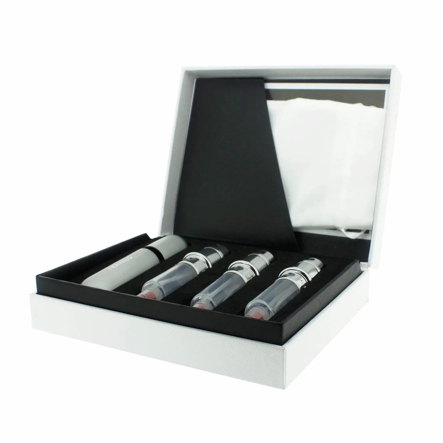 Travalo Classic Set Silver Atomizer z 3 wkładami