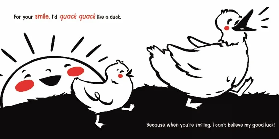 For Your Smile: A High Contrast Book for Newborns