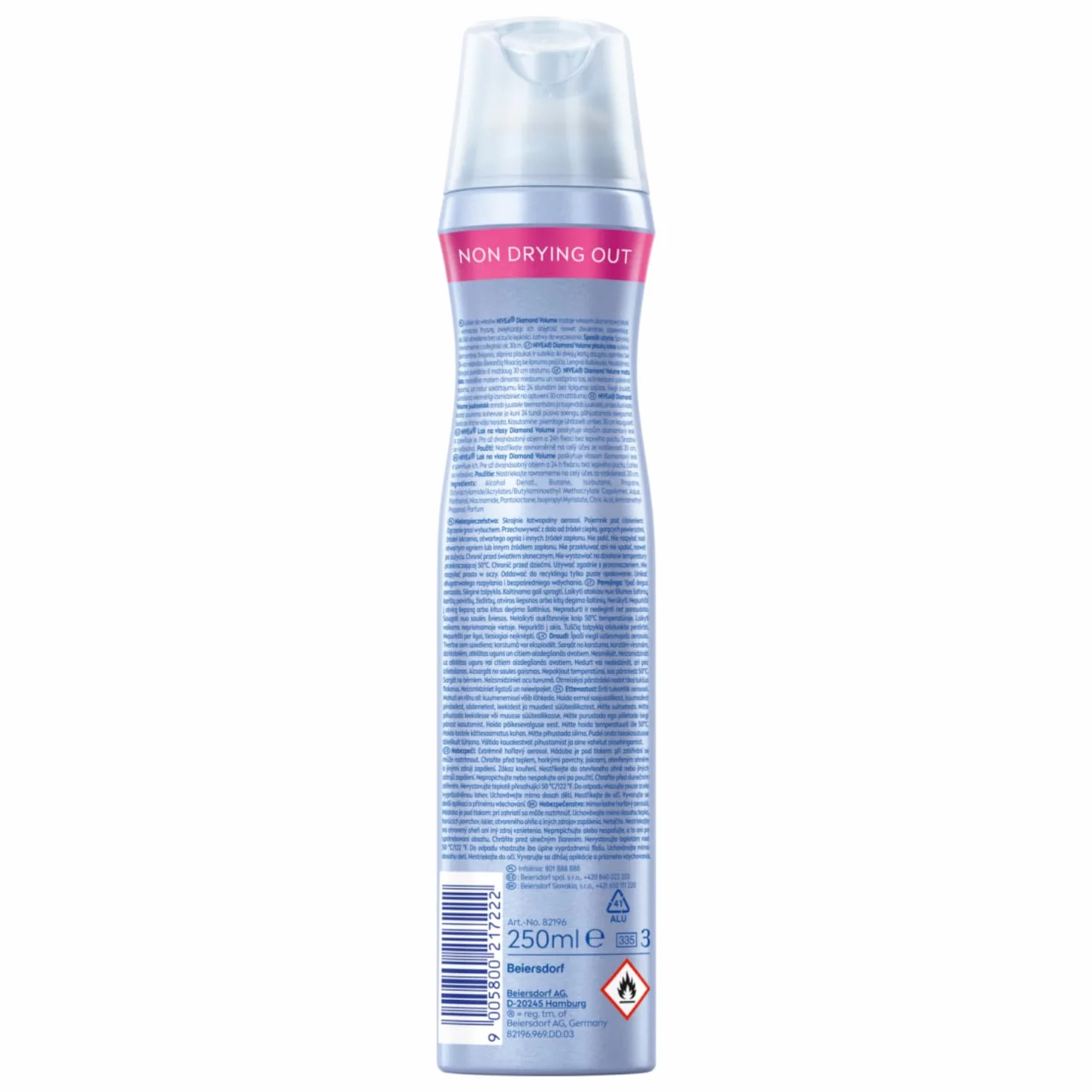 NIVEA Diamond Volume Care Lakier do włosów 250 ml