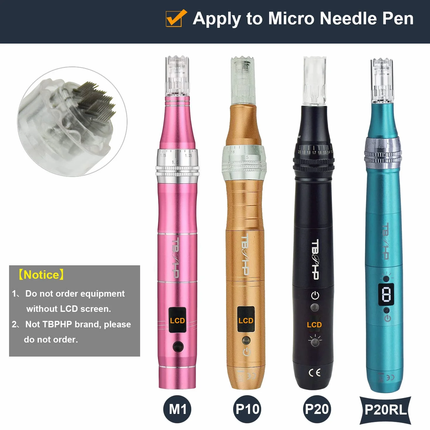 KARTRIDŻE IGŁY MODUŁ TBPHP DERMAPEN M1,P20RL,P10,P20 (42 igłowy-10 pcs)
