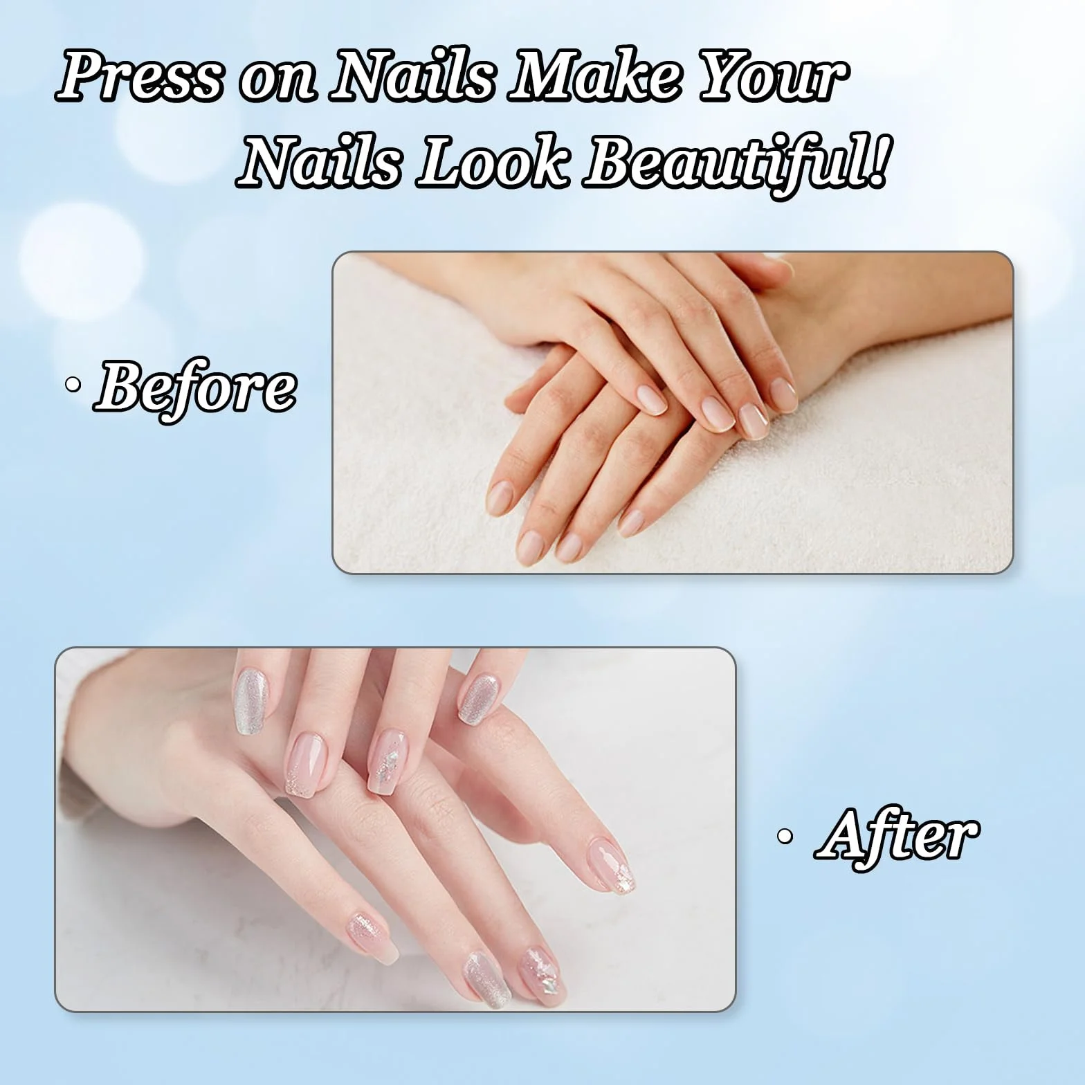 24 szt. Krótkie sztuczne paznokcie, kwadratowe samoprzylepne Nails Press on Nails, pełne pokrycie Sztuczne sztuczne paznokcie z klejem żelatynowym dla kobiet i dziewcząt (Gradient jasnoróżowy)