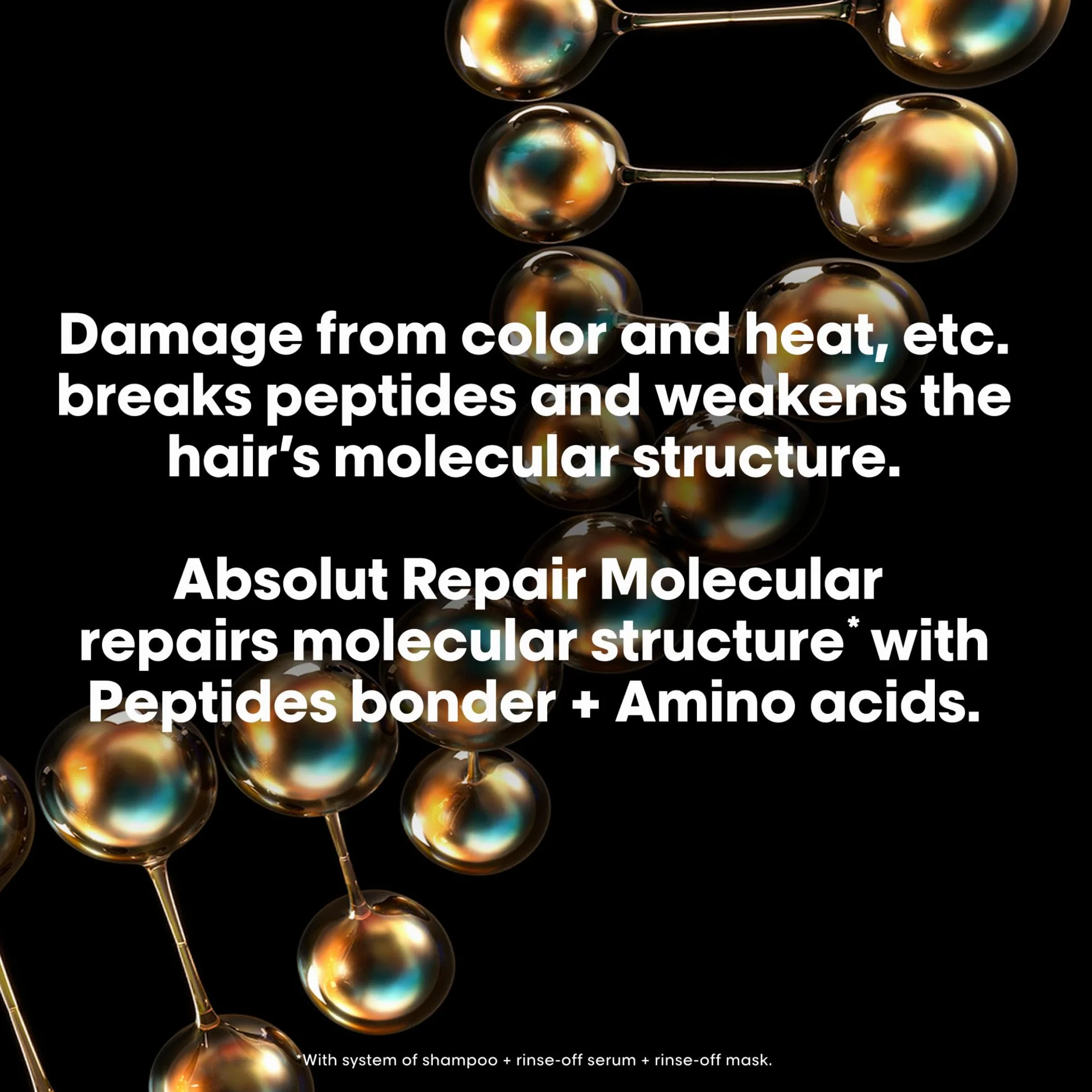 L'Oréal Professionnel Absolut Repair Molecular Serum do Włosów, 250 ml
